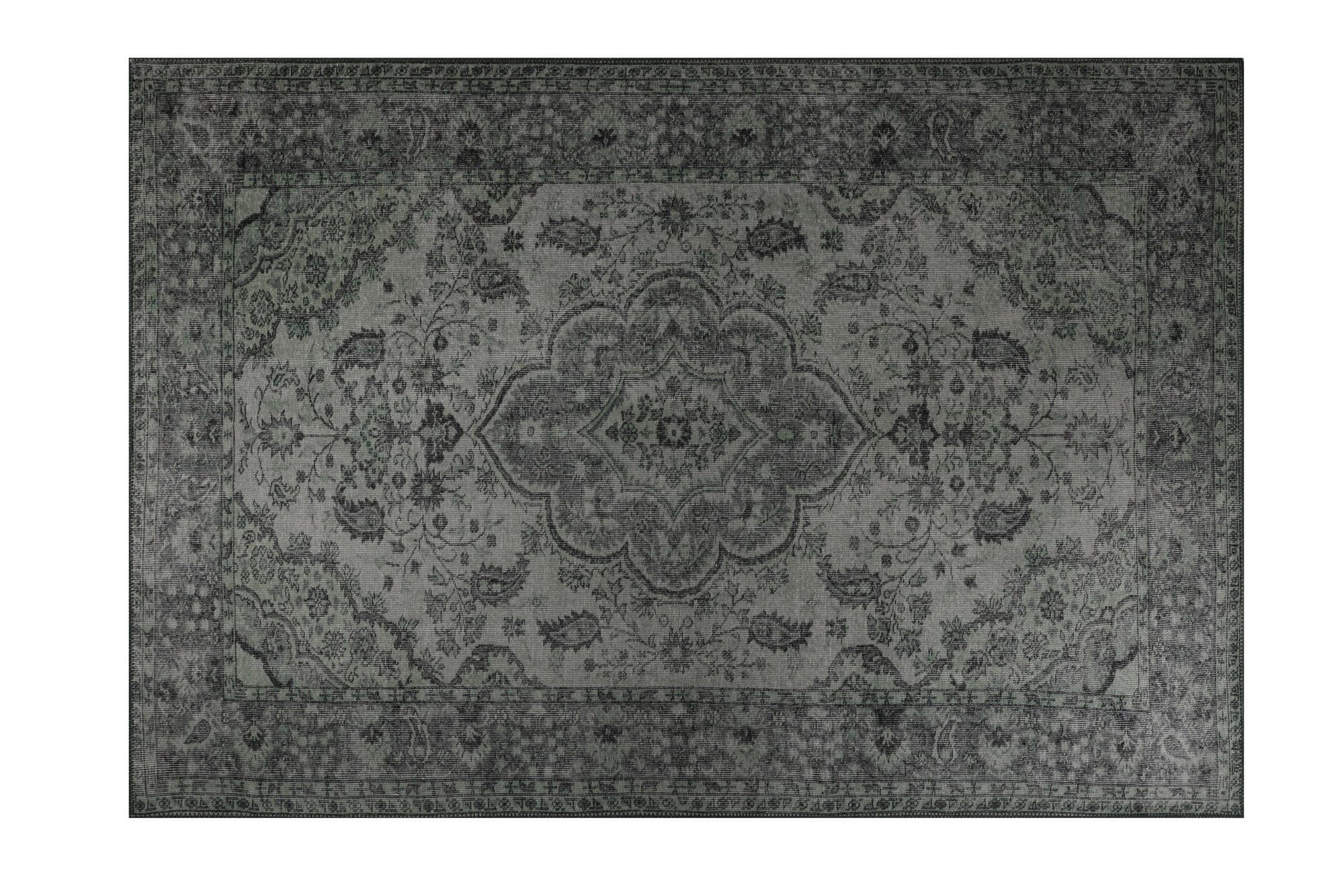 TEPPI Blues matta, m mönster, rektangulär - flerfärgad polyester (210x310)