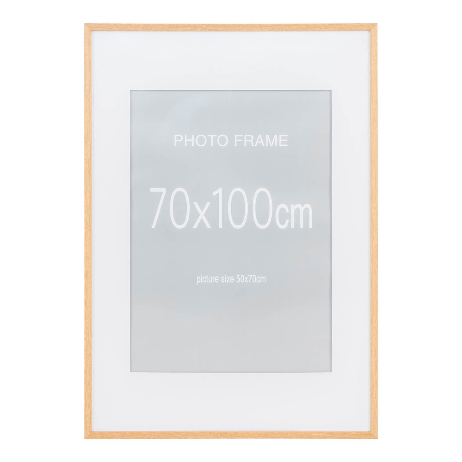HOUSE NORDIC Marbella Ramar - 15 St. (100 x 70 cm) - 10 St. Svart, 5 St. Naturlig - MDF med Glasfront