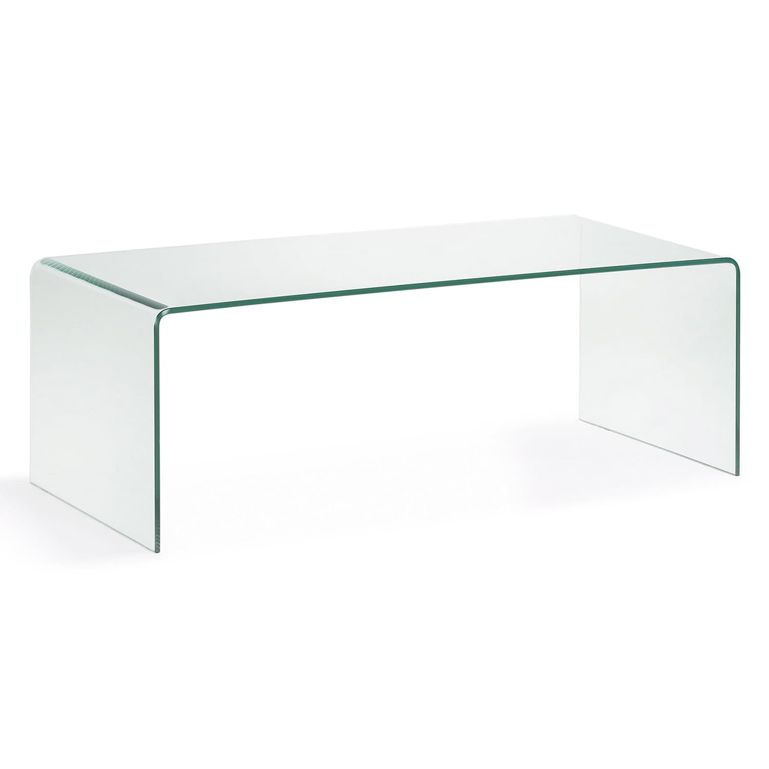 KAVE HOME Rektangulärt Burano Soffbord - Klarglas (110 x 50 cm)