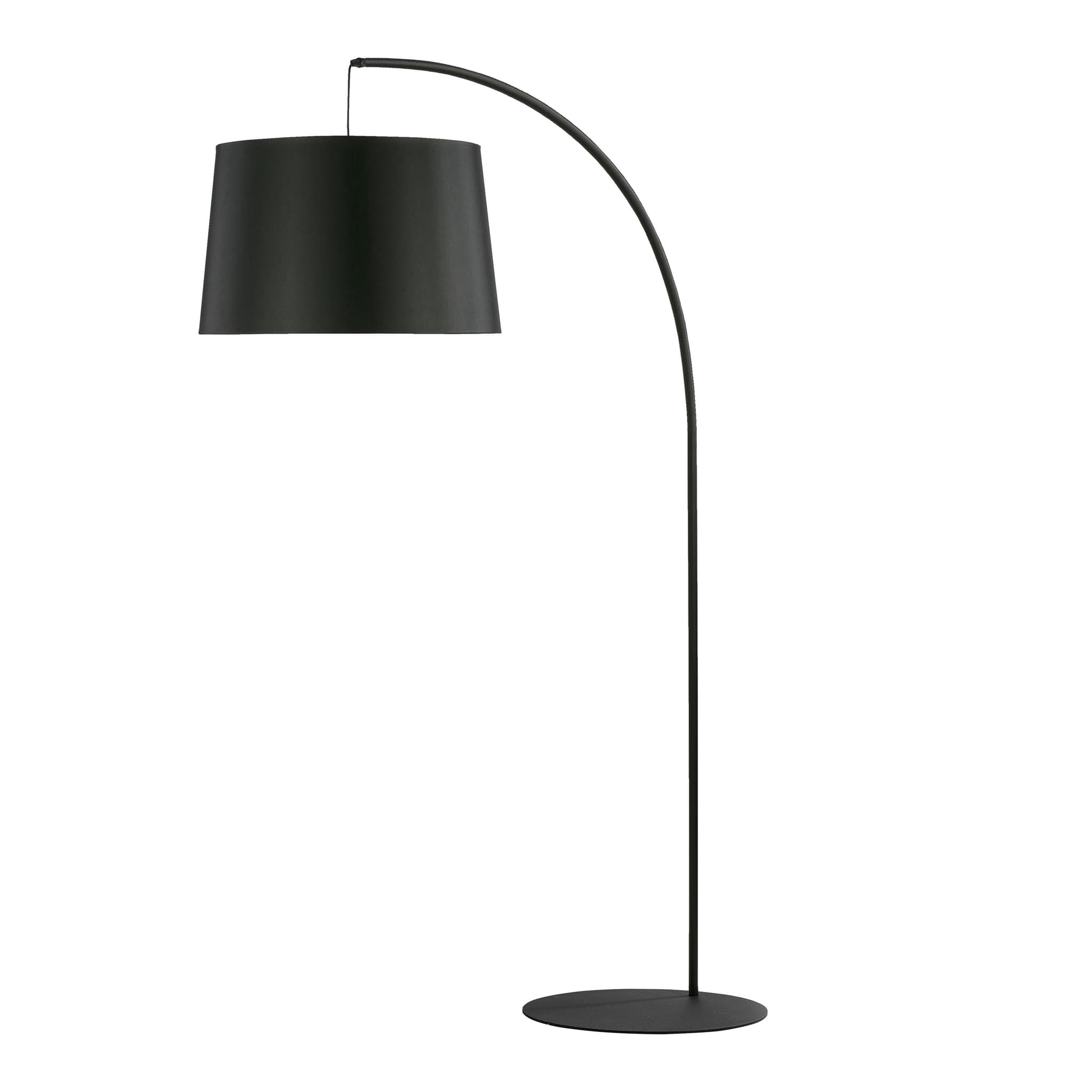 TK Hang golvlampa - svart tyg och metall