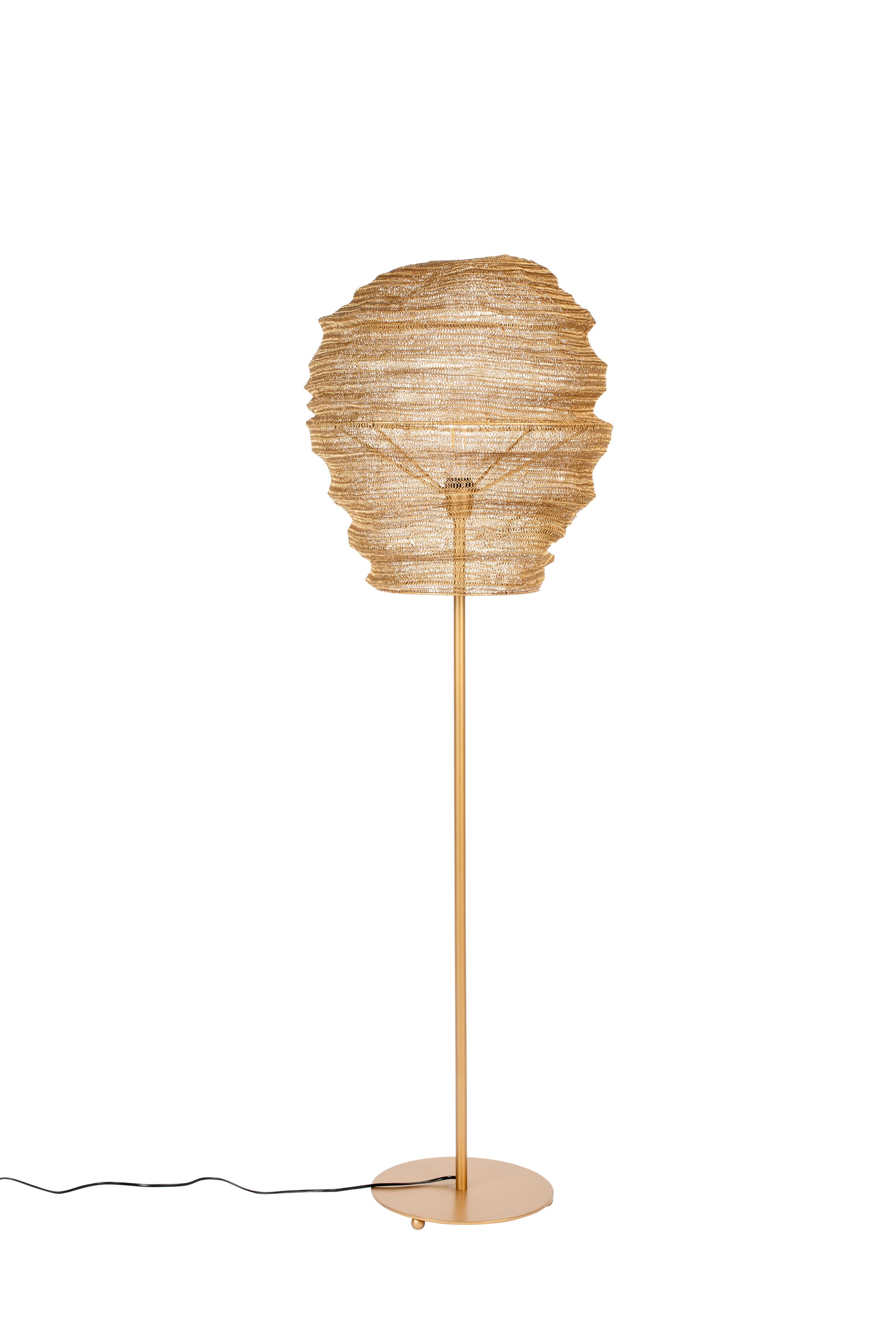 WHITE LABEL LIVING Golvlampa Lena Messing