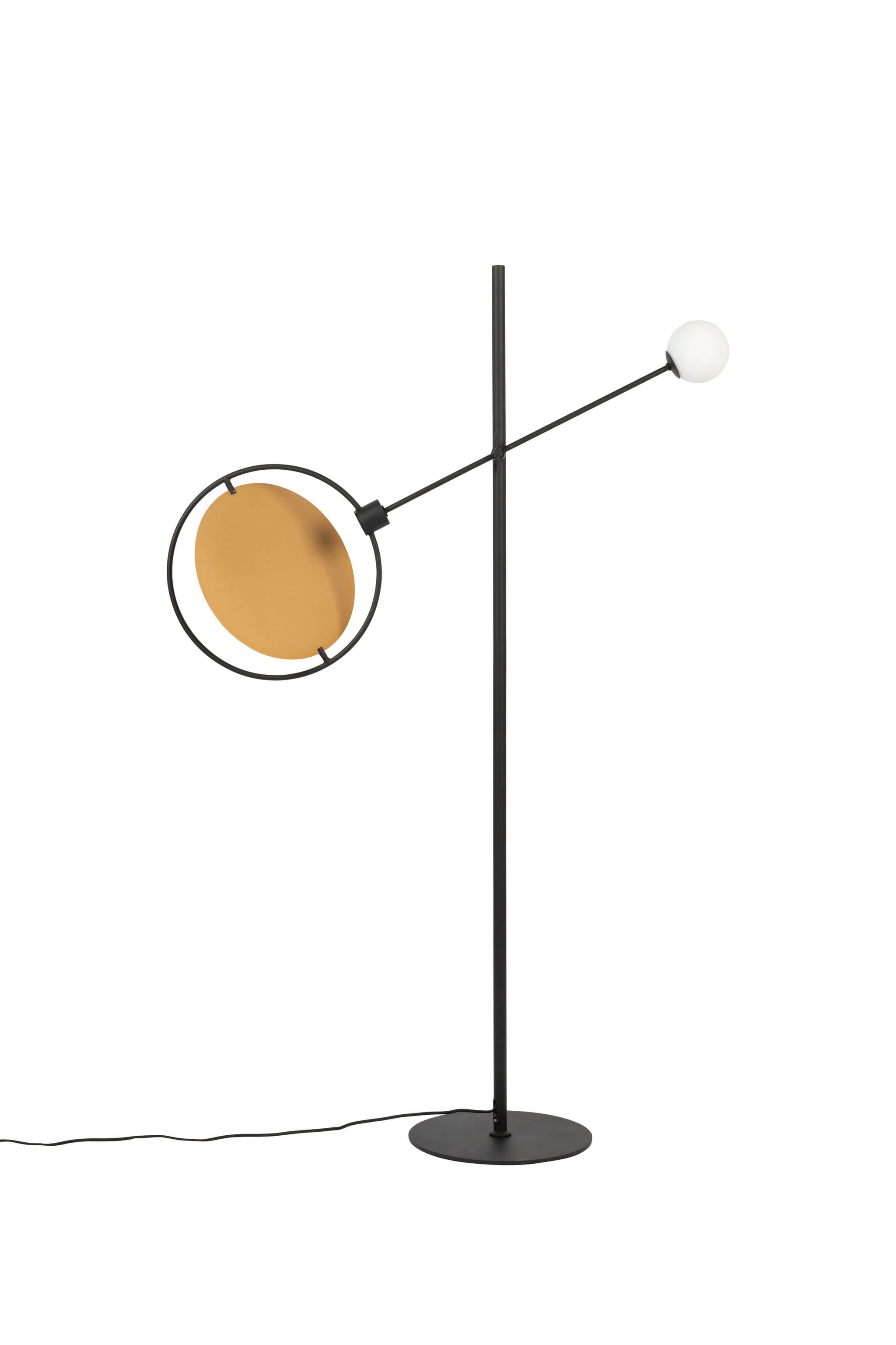 ZUIVER Sirius golvlampa - svart järn