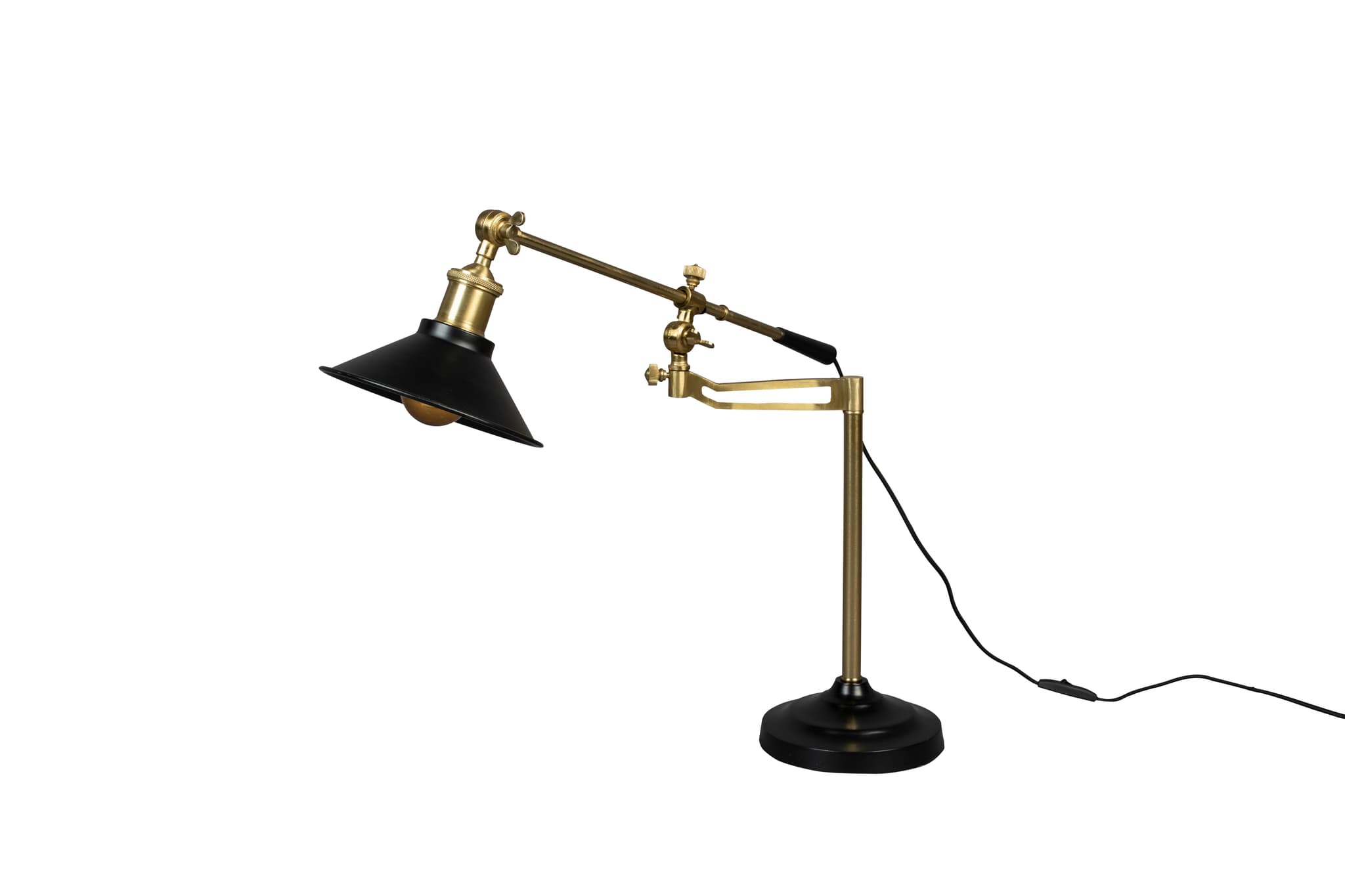 DUTCHBONE Skrivbordslampa Penelope Svart