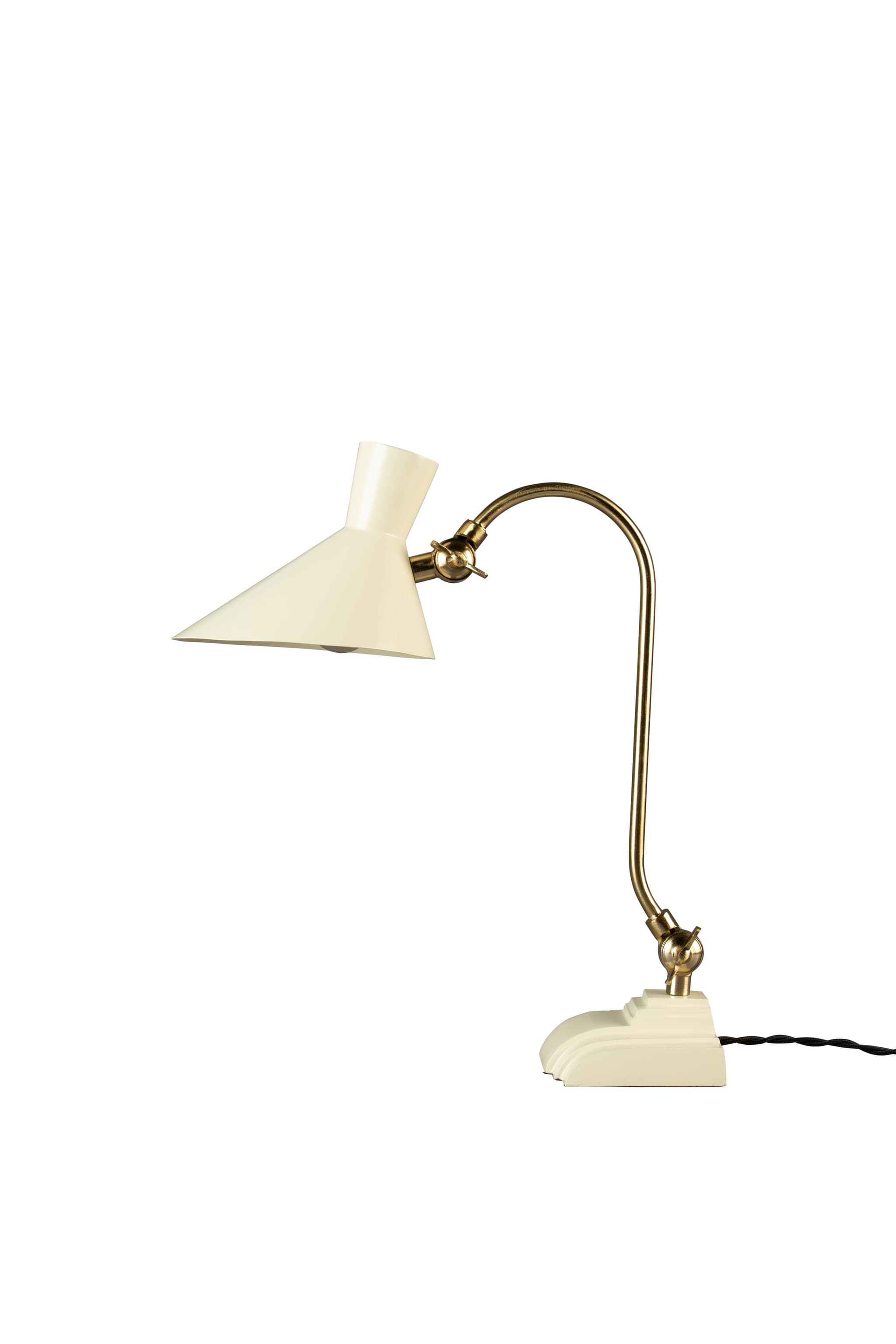 DUTCHBONE Skrivbordslampa Gaia Elfenben