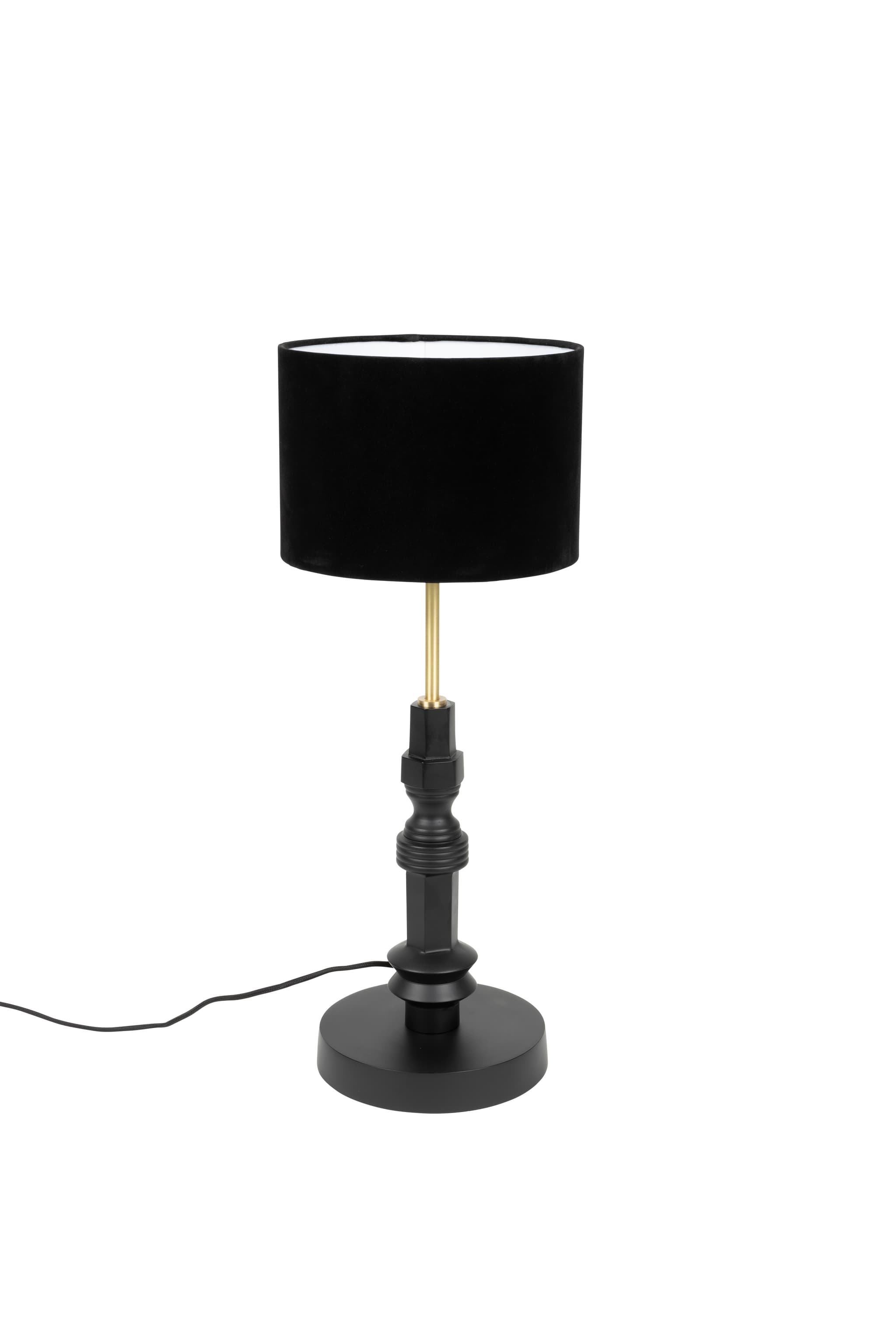 ZUIVER Totem bordslampa - svart aluminium