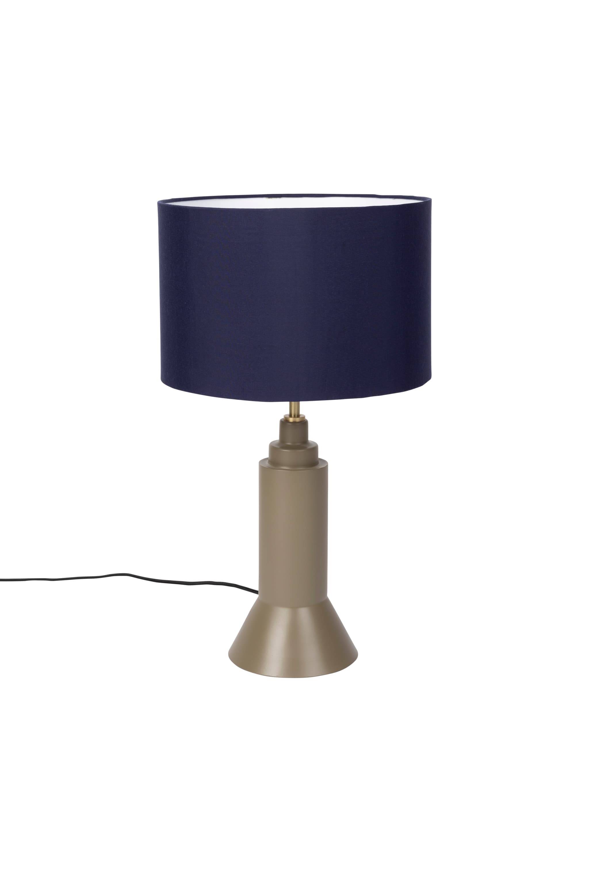 WHITE LABEL LIVING Bordslampa Kaja Mörkblå