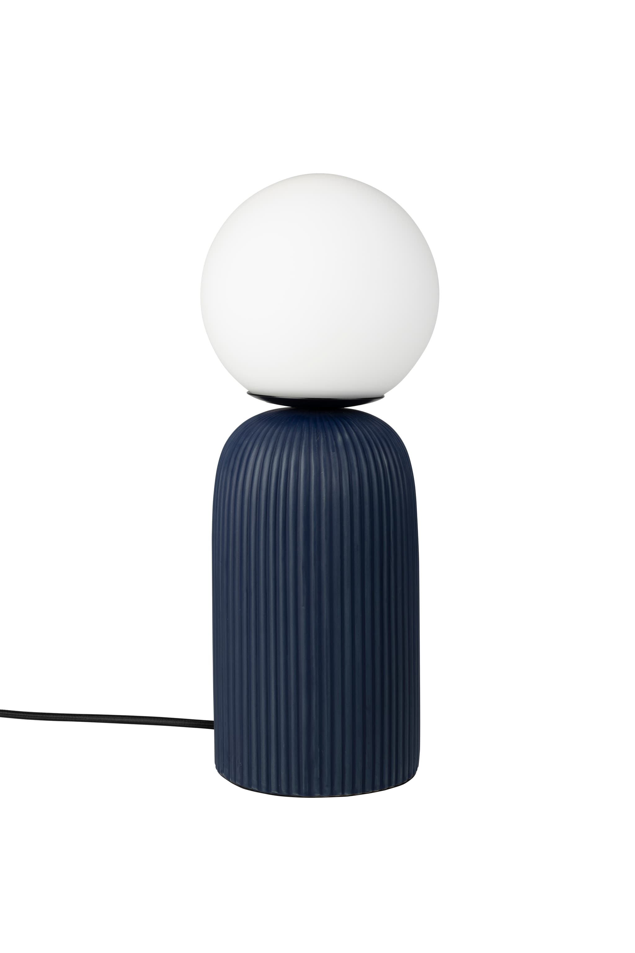 ZUIVER Dash bordslampa S - opalglas och kungsblå keramik