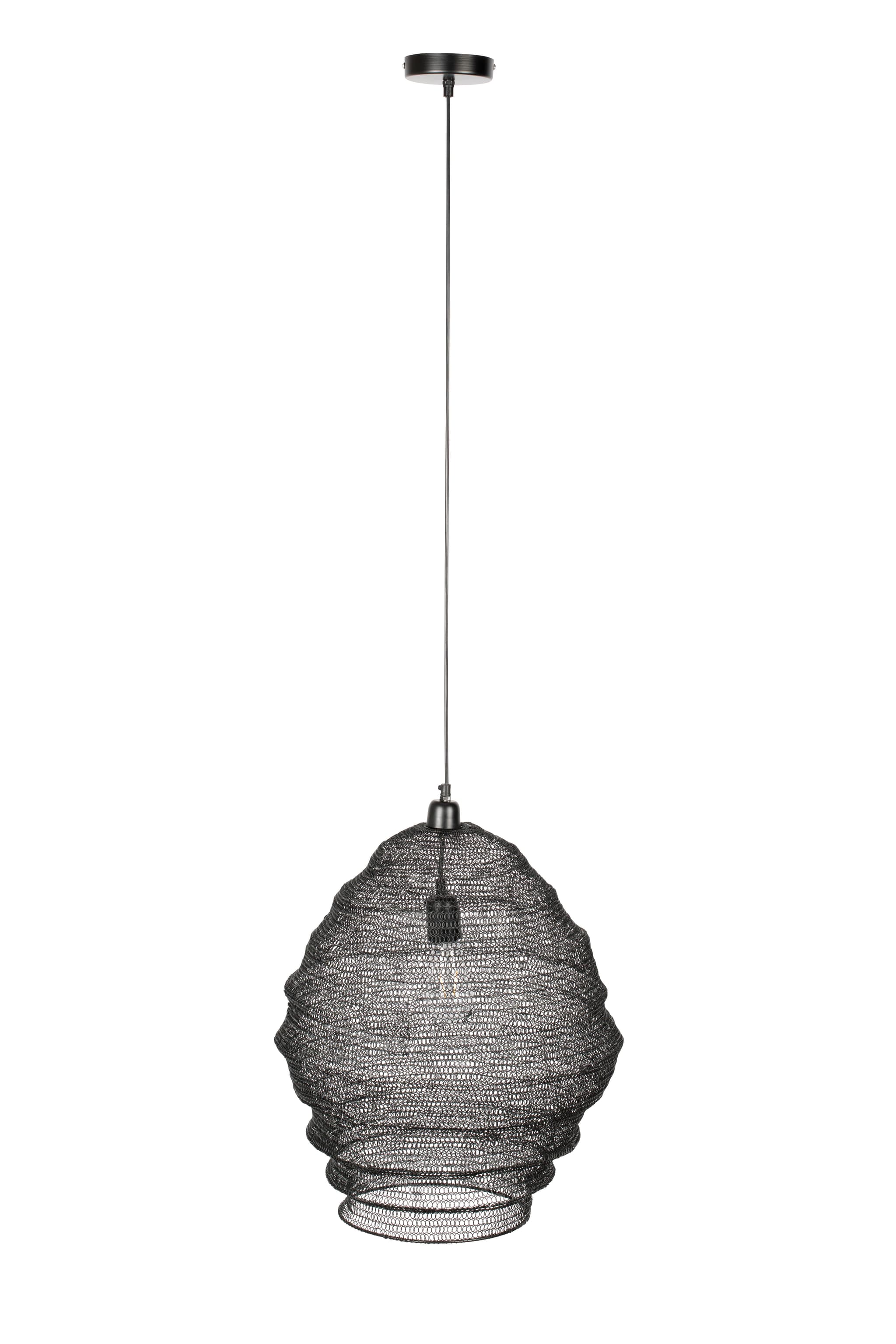 WHITE LABEL LIVING Pendel Lena L Svart
