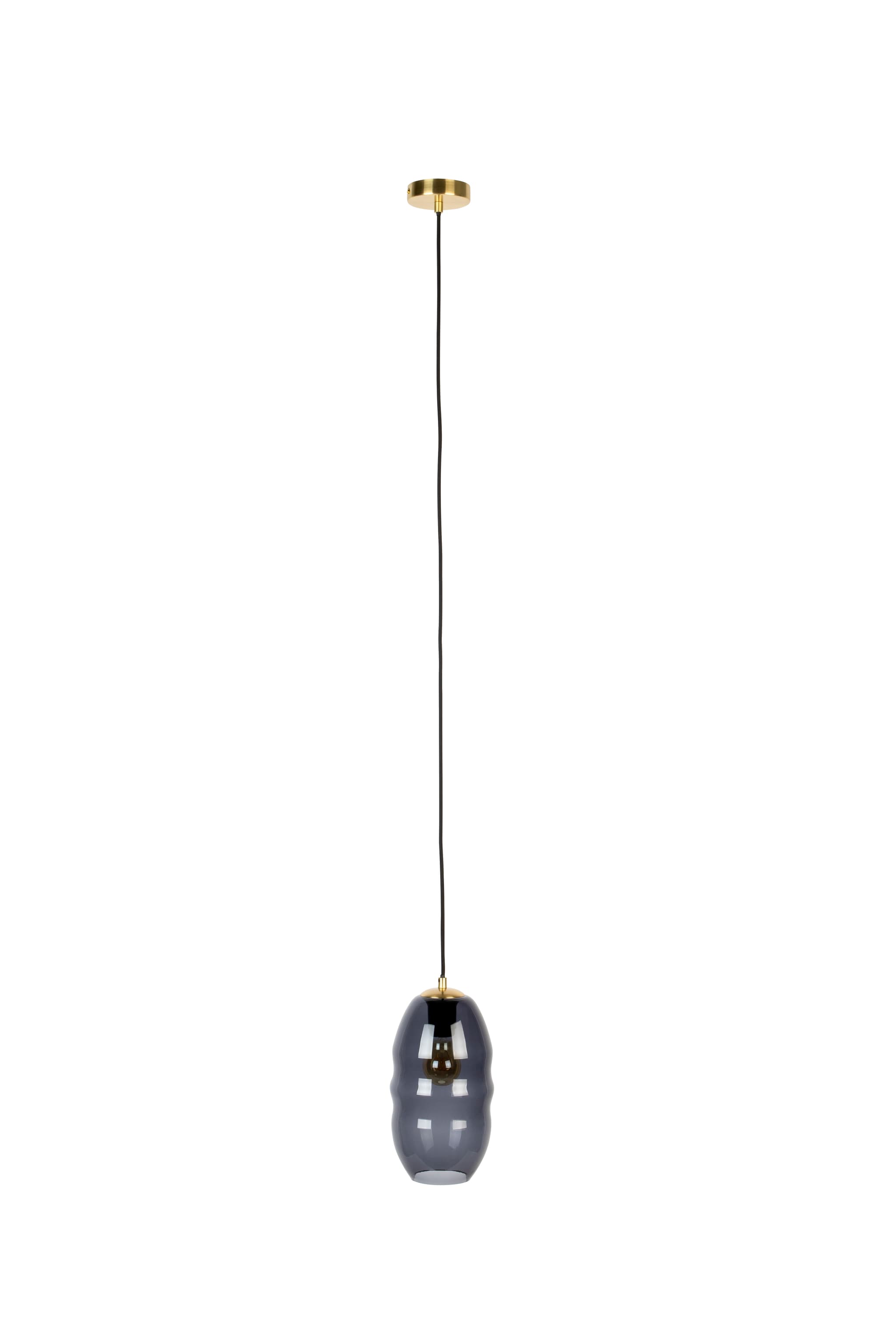 WHITE LABEL LIVING Lauren S taklampa - grått glas