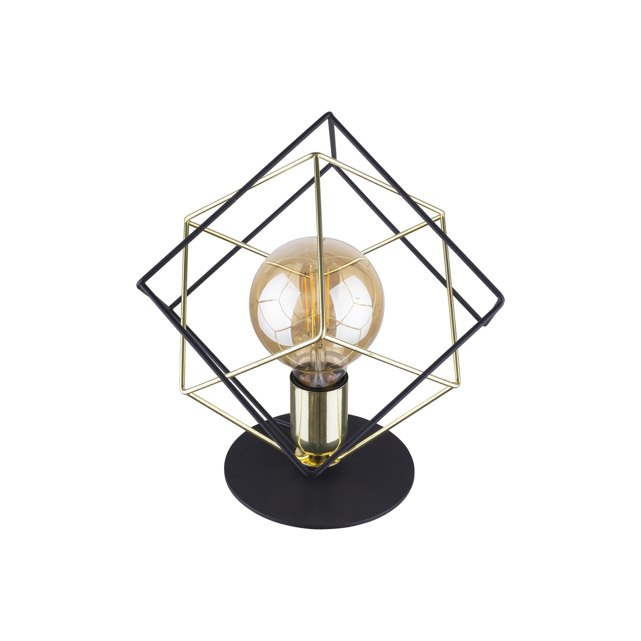 TK Alambre bordslampa - guld och svart stål
