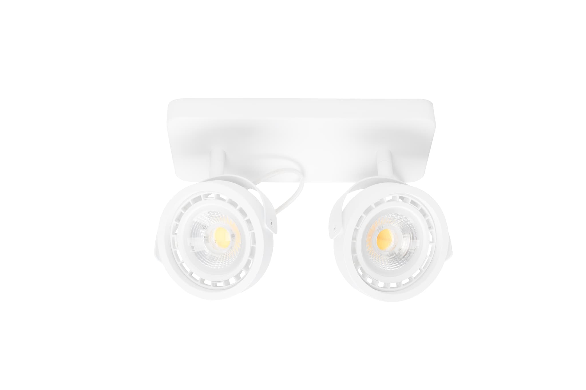 ZUIVER Dice-2 DTW Spot Light - vit metall