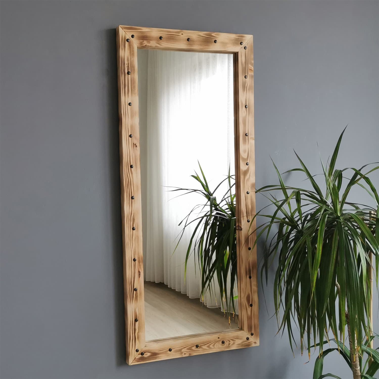 NORDVÄRK Z50110 Mirror, Walnut