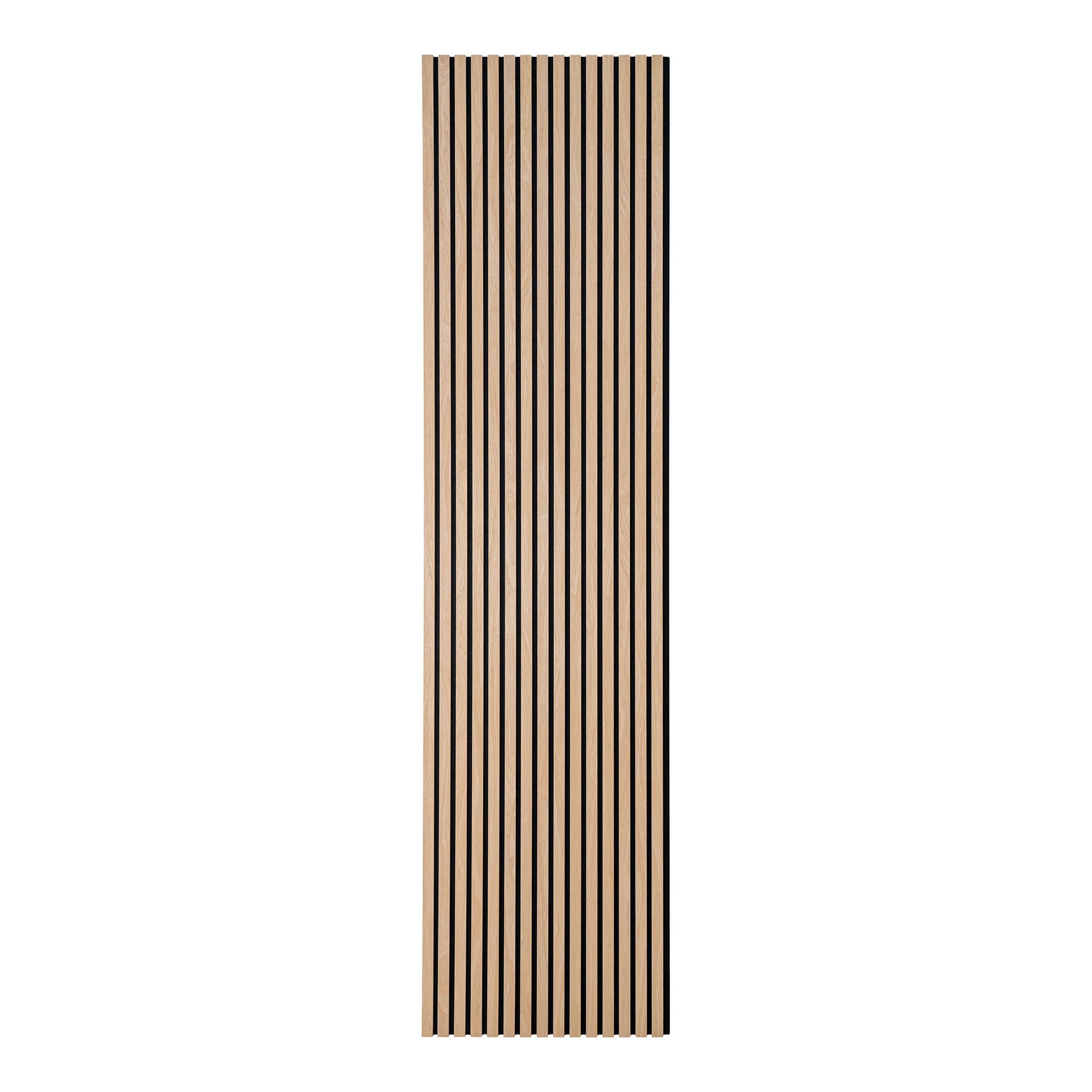 HOUSE NORDIC Akustikpanel träfaner, naturlig, eklook, 2400x600x22 mm