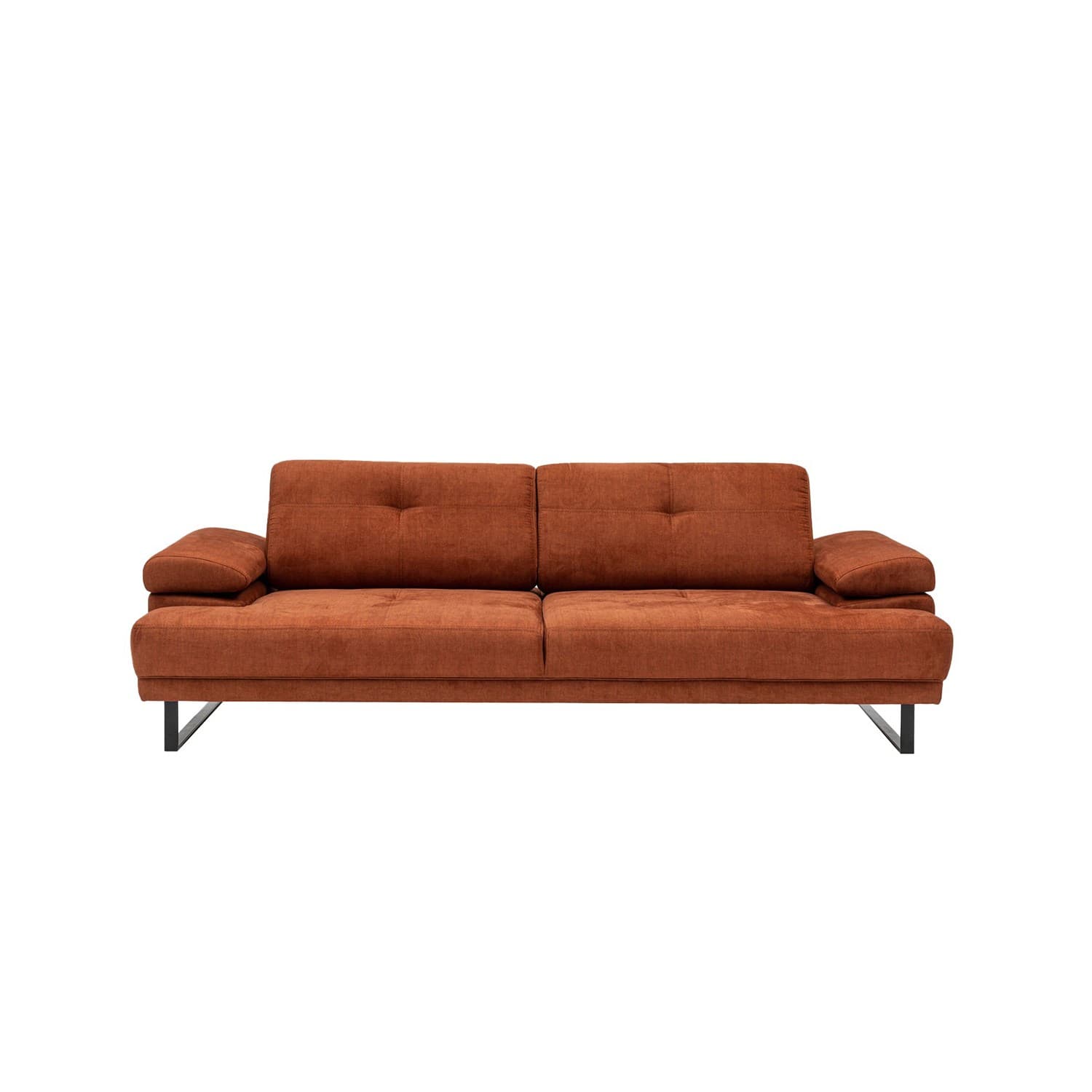NORDVÄRK Mustang - Orange 3-personers bäddsoffa