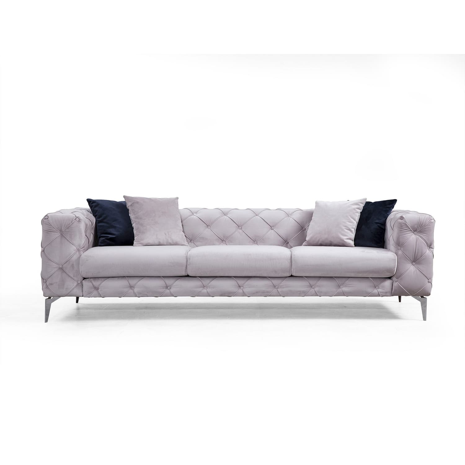 NORDVÄRK Como - Ljusgrå 3-sits soffa