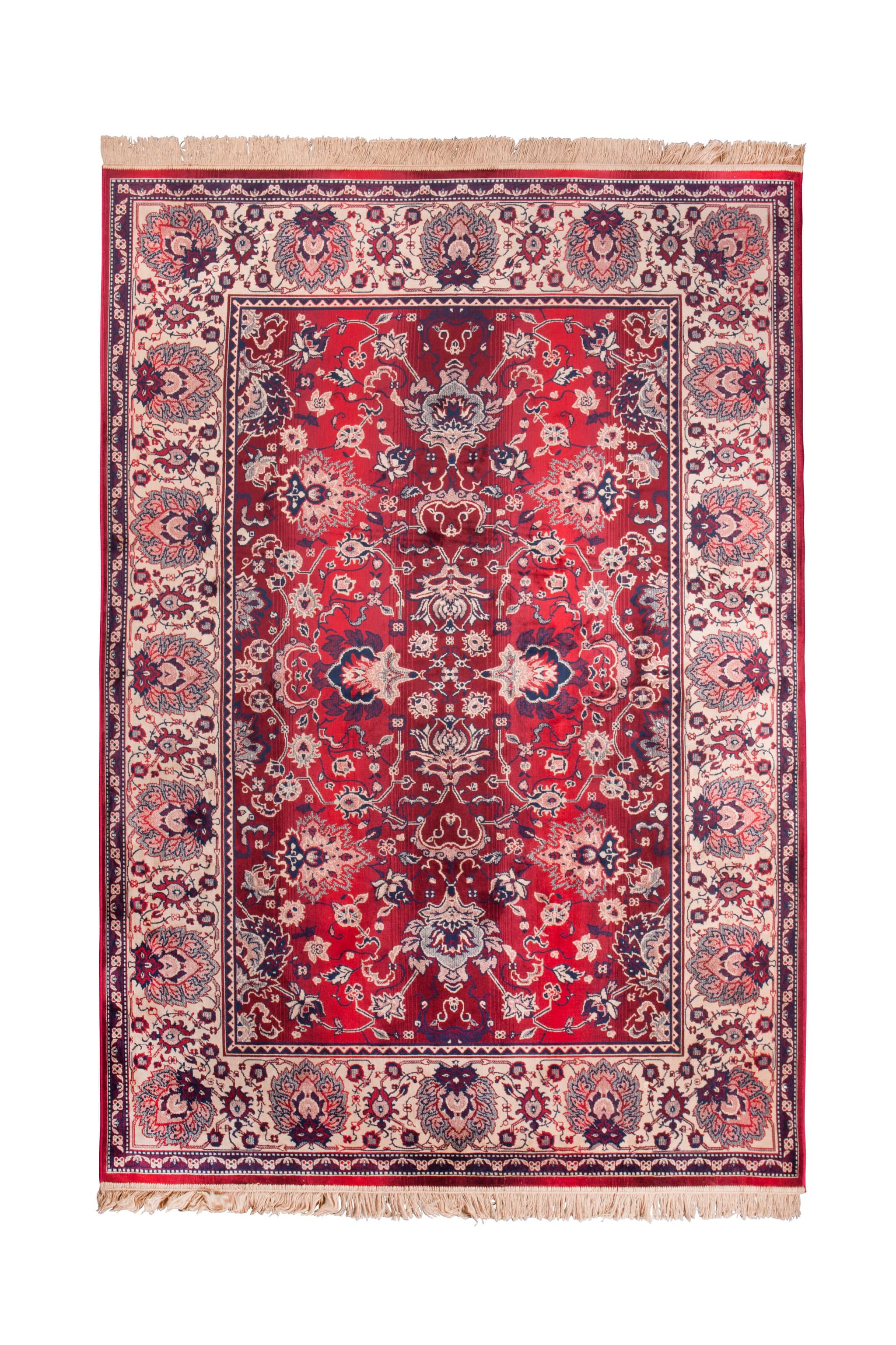DUTCHBONE Bud matta, rektangulär - röd akryl, bomull, polyester, rayon (170X240)