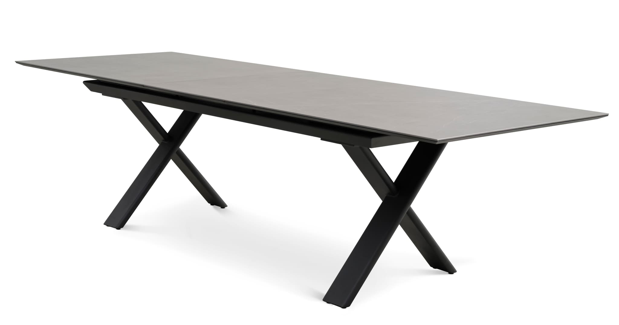 Elba matbord för utomhusbruk med utdragbar hylla 240(300)x100 cm
