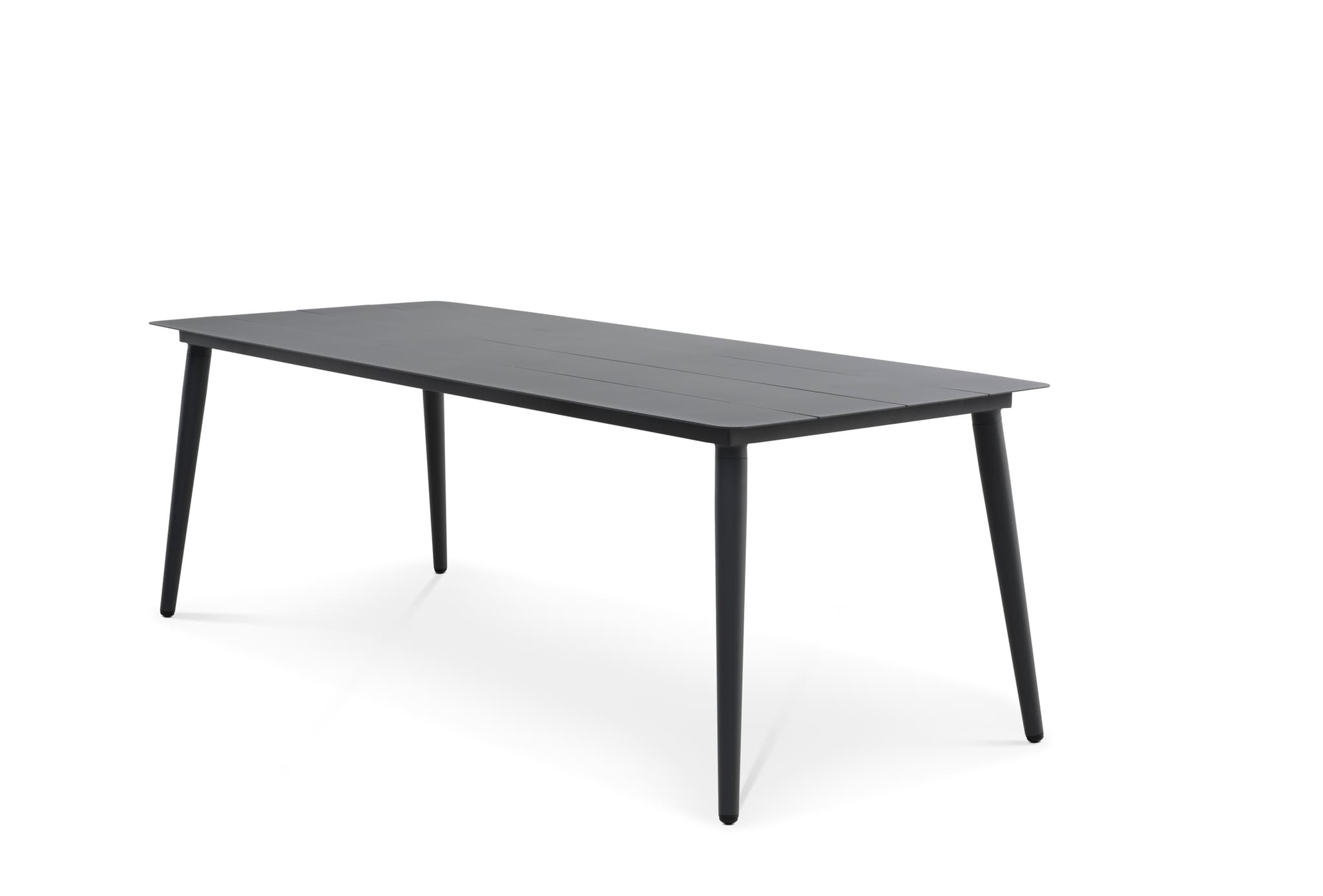 Corfu trädgårdsbord, rektangulärt - antracitgrått aluminium (220x90)
