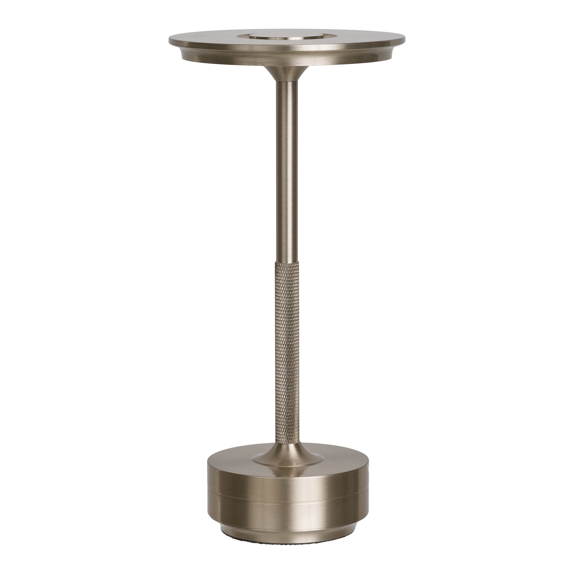 HOUSE NORDIC Lyneham LED-bordslampa, uppladdningsbar - silverfärgad aluminium