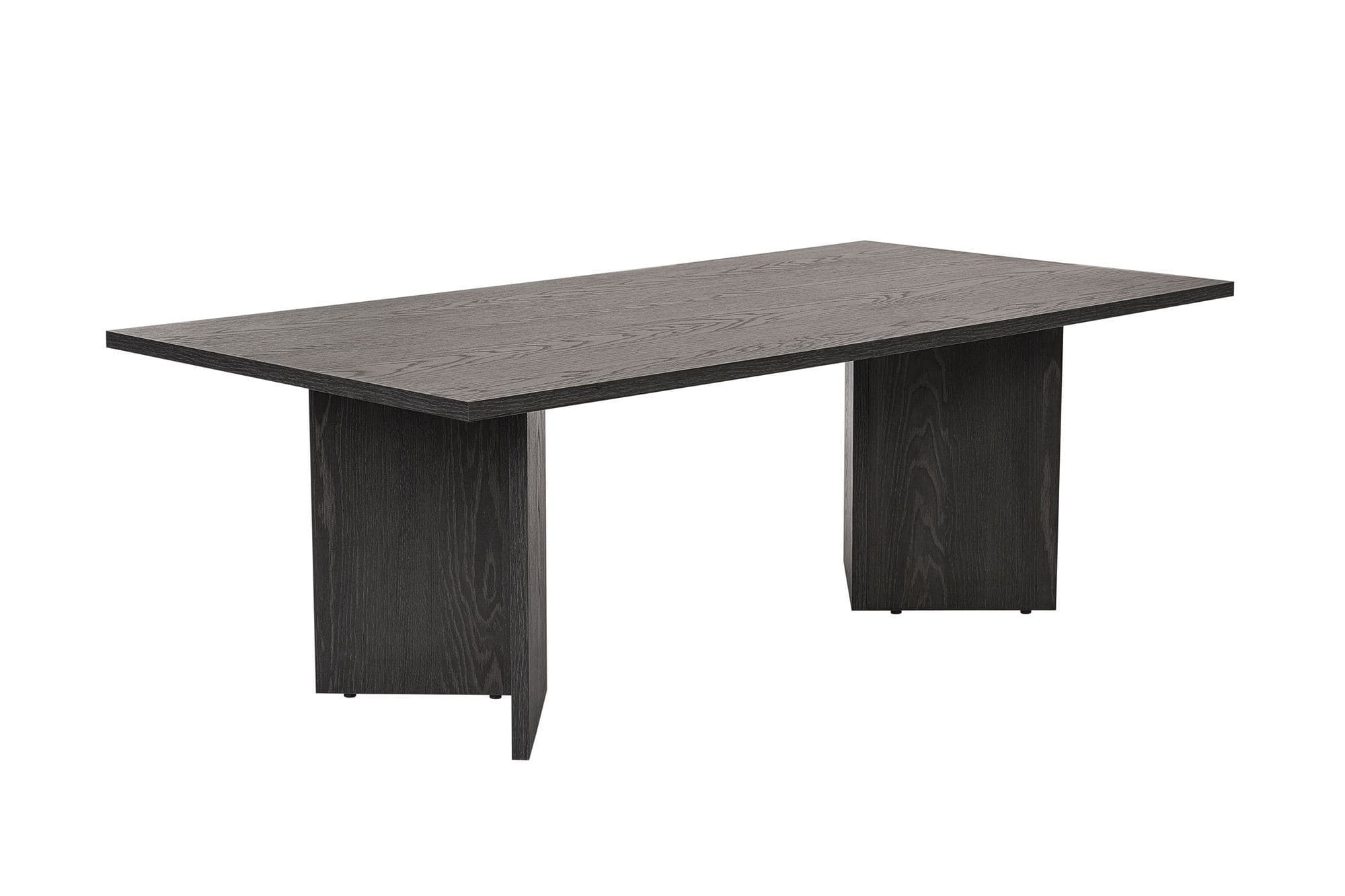 NORDVÄRK Sabin soffbord, rektangulärt - LUMIere svart melamin (119x60)