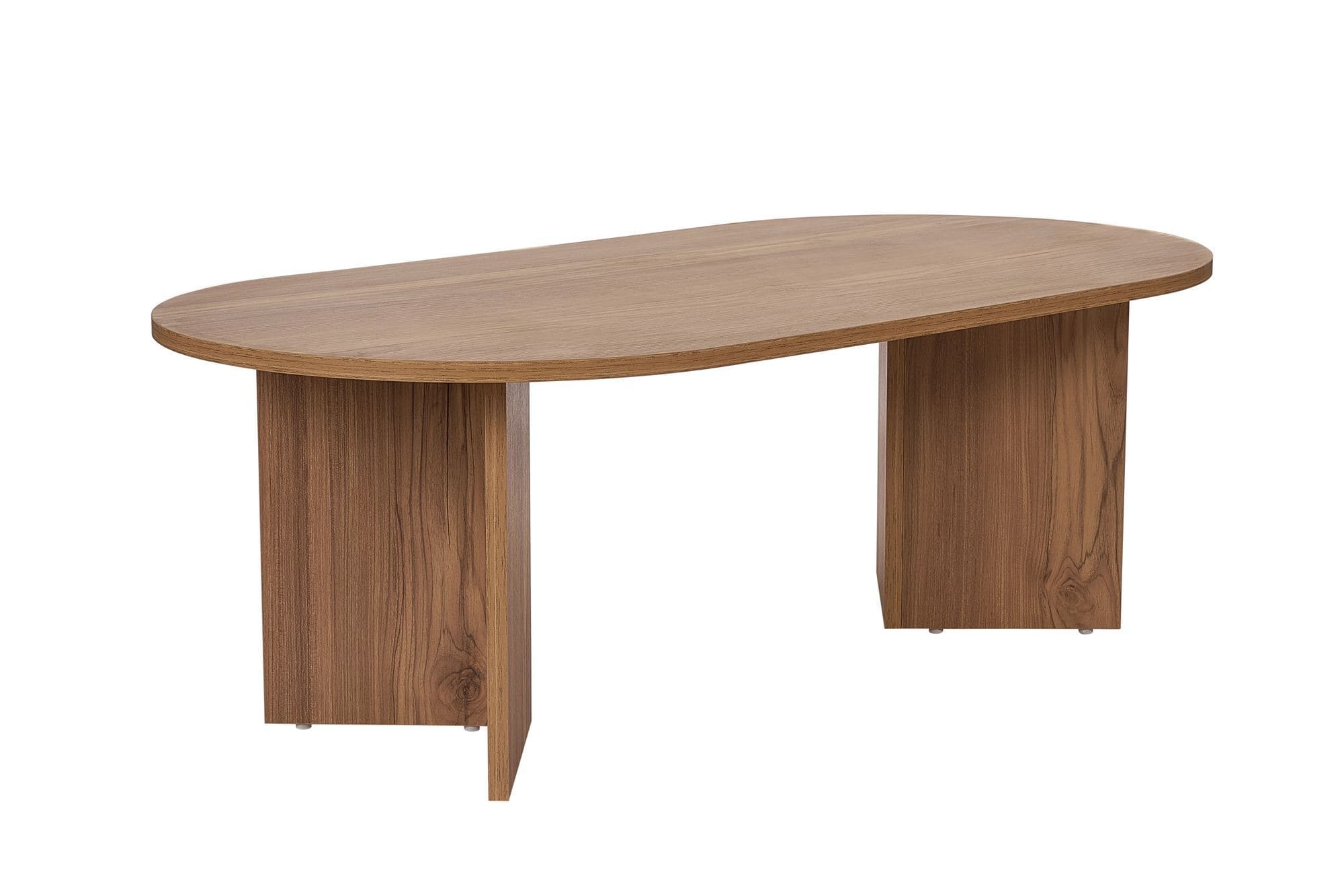 NORDVÄRK Soffelbord i sobel, ovalt - VNT ekmelamin (119x60)
