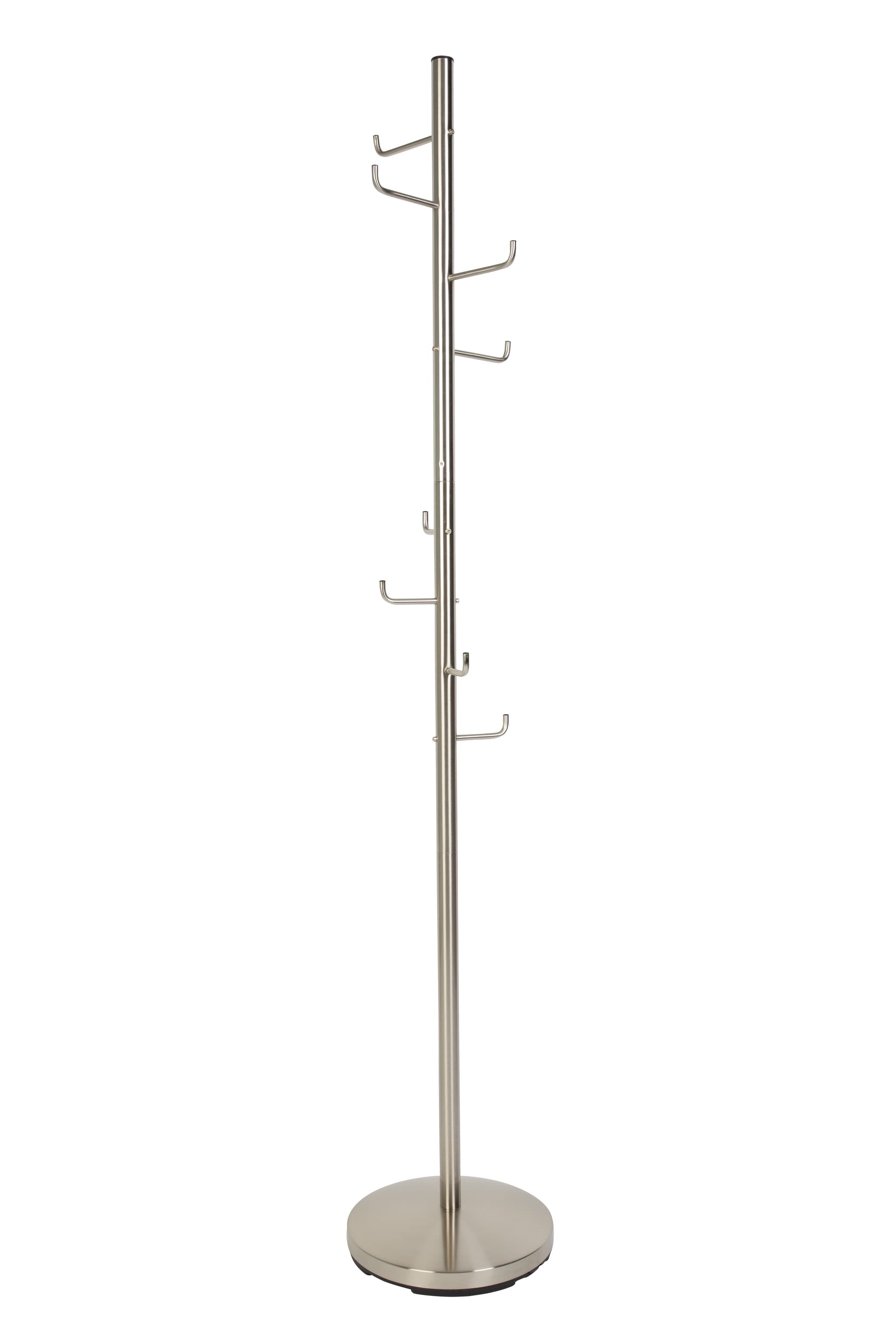 WHITE LABEL LIVING Klädhängare med krok Satin Nickel