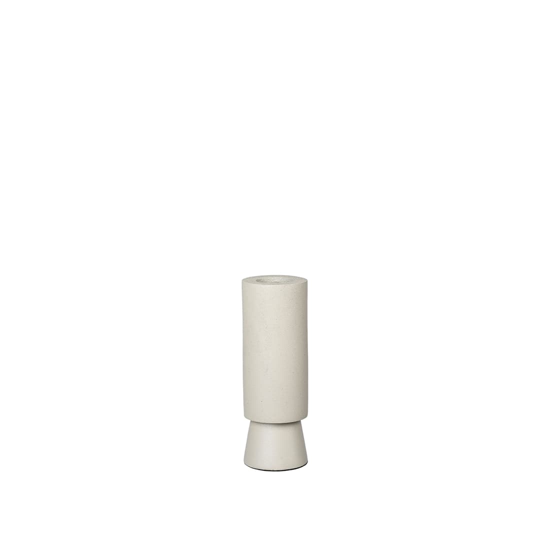 BROSTE COPENHAGEN Ankarljusstake, pulverlackerat stål i sandfärg (H: 11 cm)