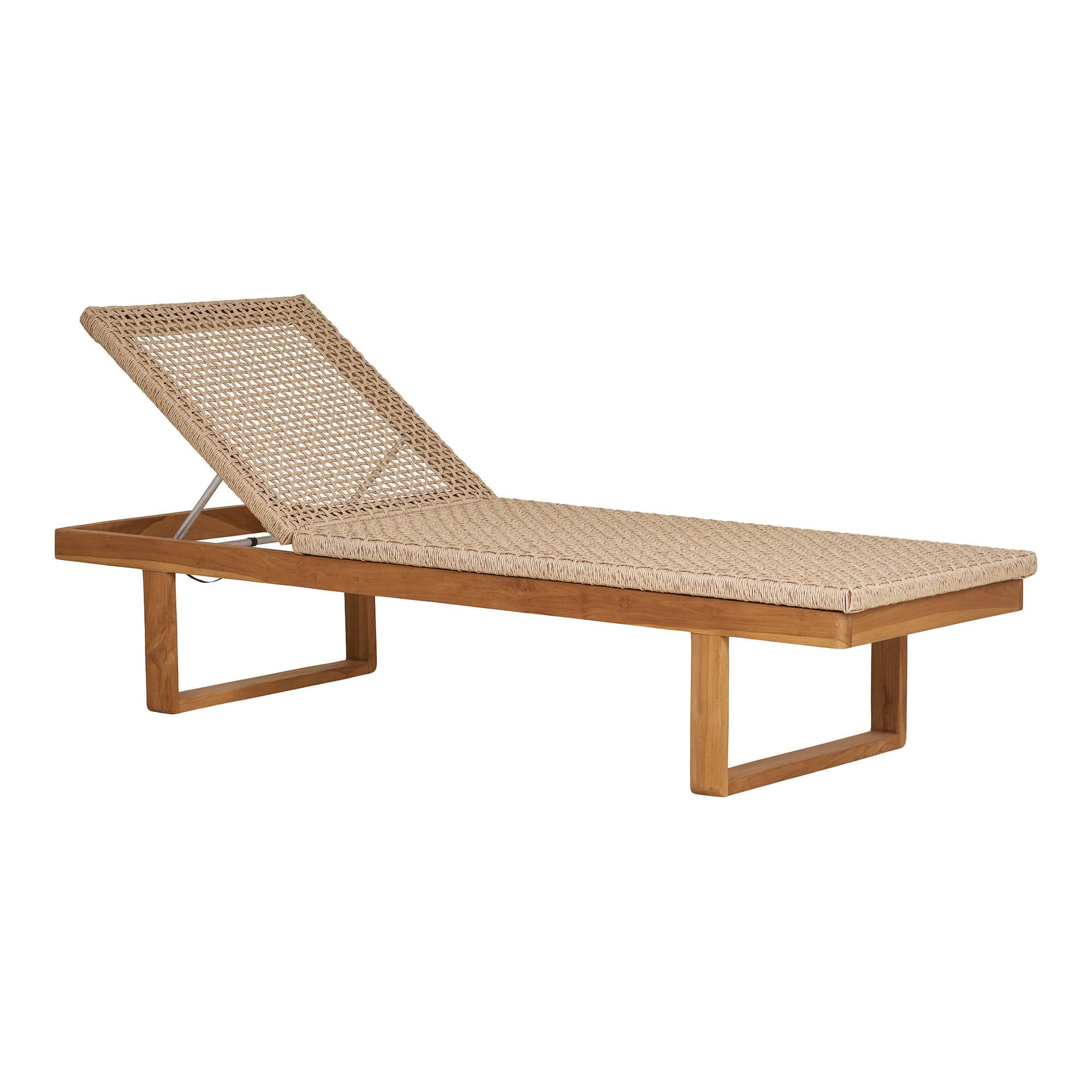 HOUSE NORDIC Derby Solsäng - Solsäng, teak/polyrotting, naturfärgad