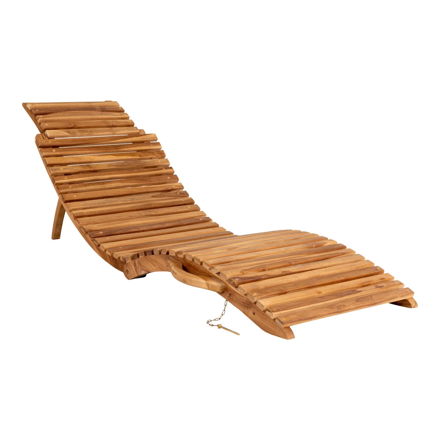 HOUSE NORDIC Arrieta solvagn - naturligt teak (185x56)
