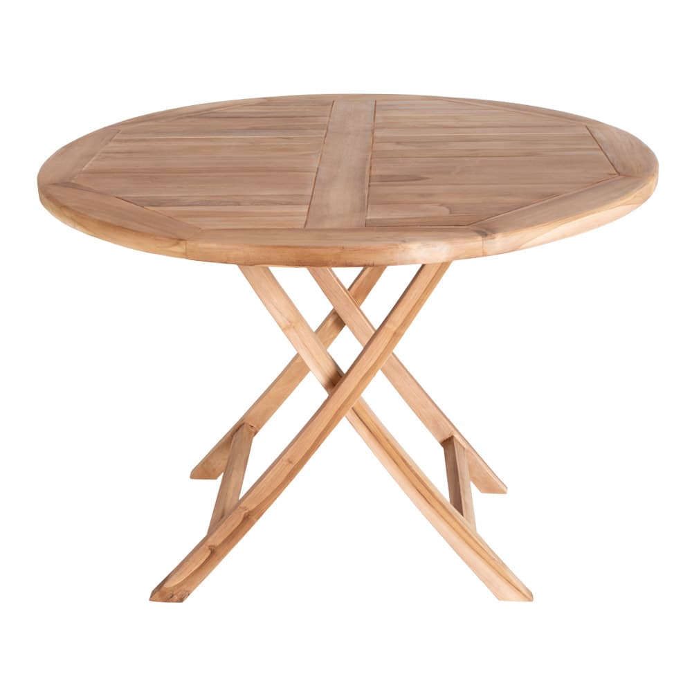 HOUSE NORDIC Oviedo Matbord - Naturlig Teak, Runt (Ø 100 cm)
