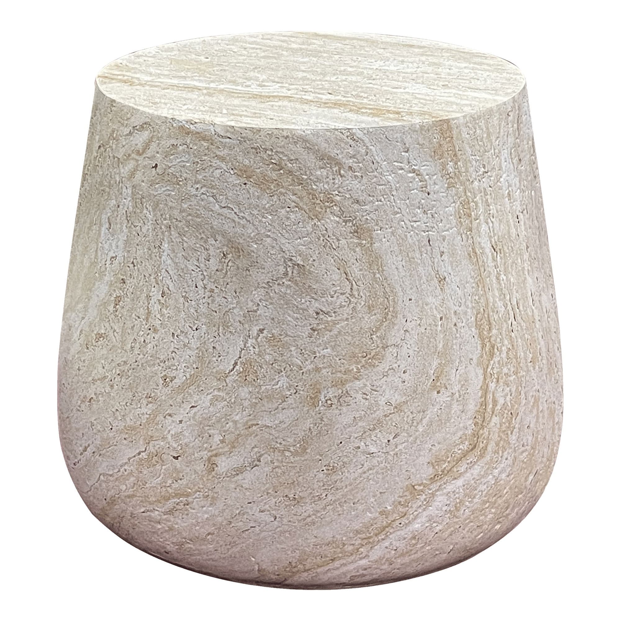 HOUSE NORDIC Bonn Sidobord - Sidobord, fiberlera, naturfärgadø47,5x41 cm