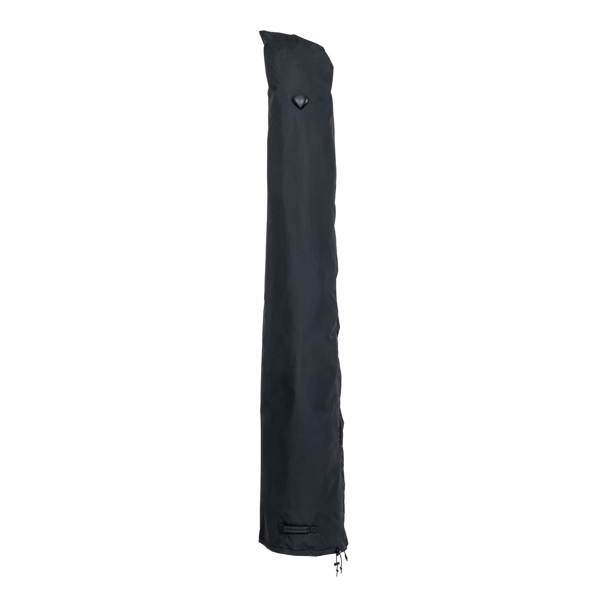 HOUSE NORDIC Lyxöverdrag till marknadsparasoll, 210g/m2 600D polyester PU-behandlad, vattenavvisande, svart