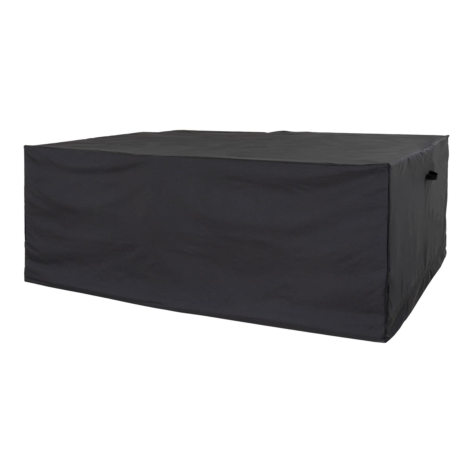 HOUSE NORDIC Lyxöverdrag för bord med 6 stolar, 210g/m2 600D polyester PU behandlad, vattentät, svart