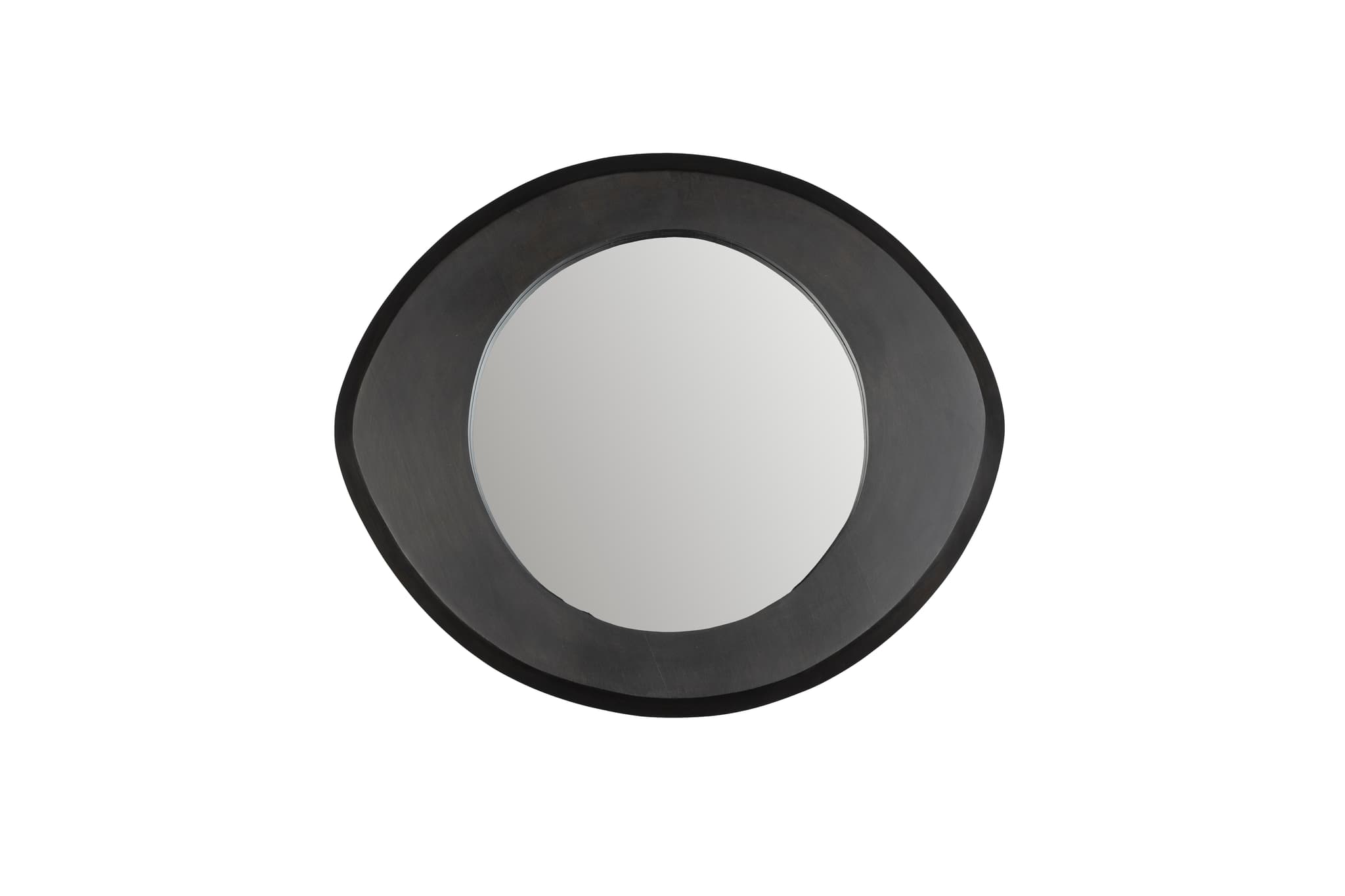 DUTCHBONE Aren väggspegel S, ekologisk - spegelglas och svart mangoträ (55x47)