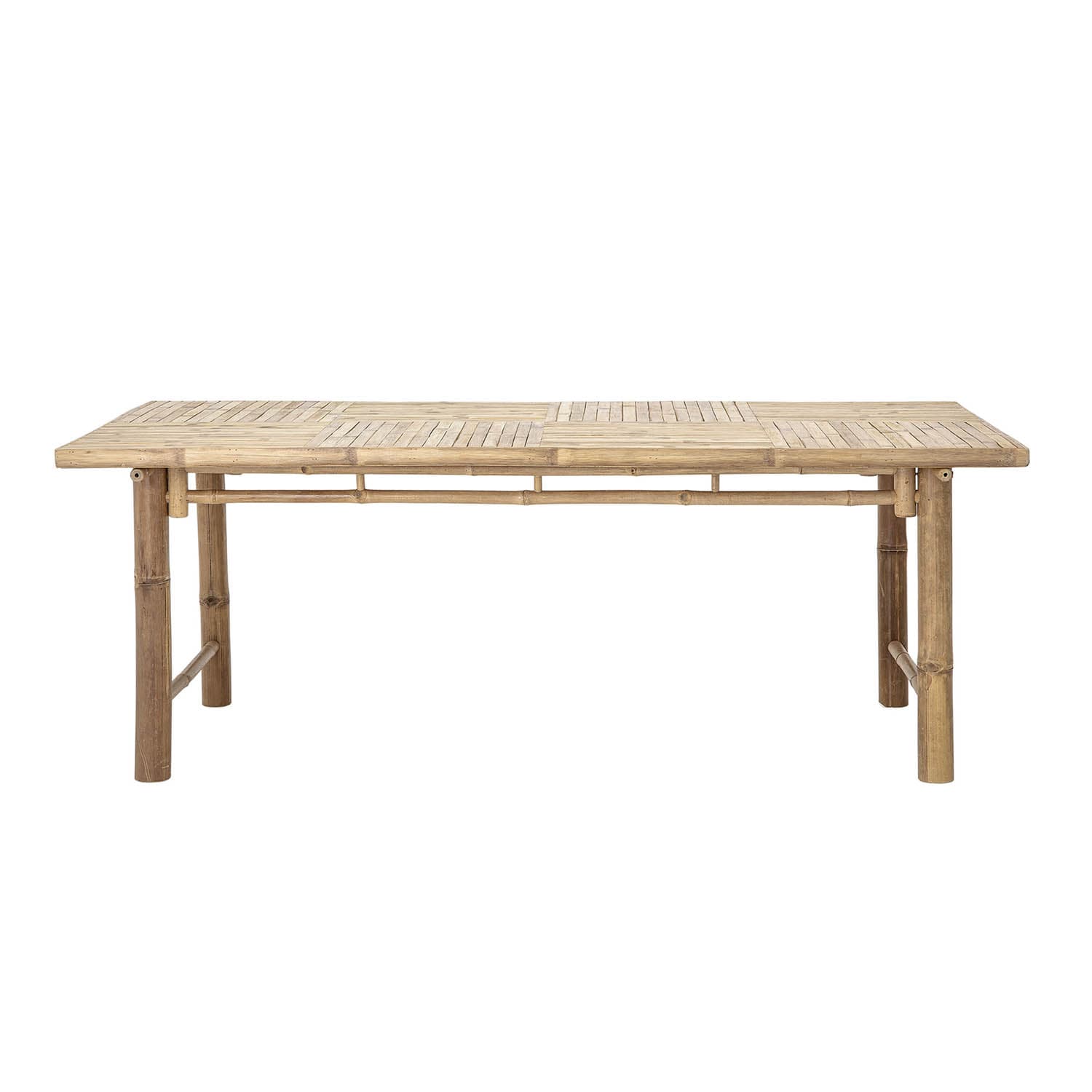 BLOOMINGVILLE Rektangulärt Sole Matbord - Naturlig Bambu (200 x 100 cm)