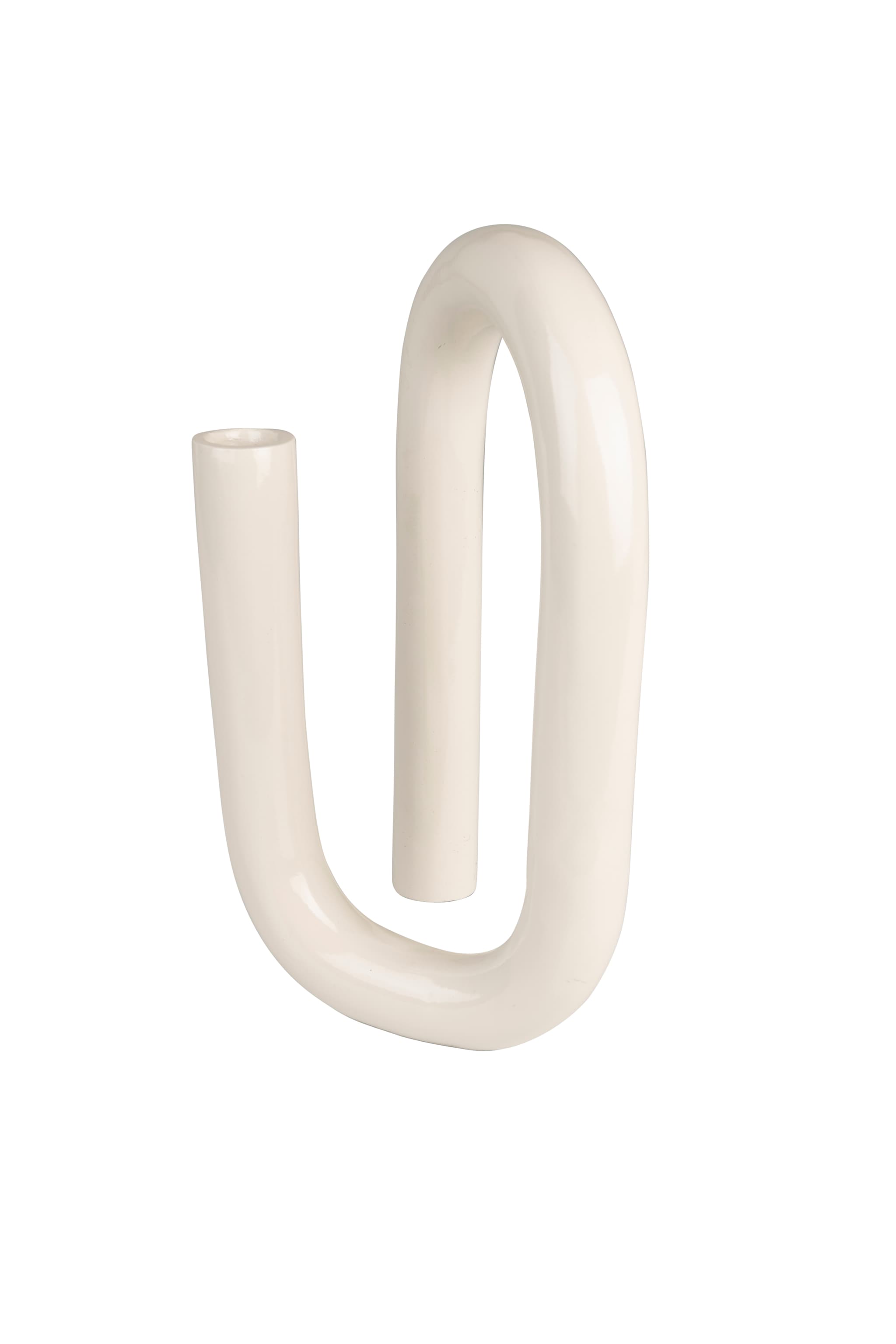 ZUIVER Tubo ljushållare S - glänsande beige aluminium