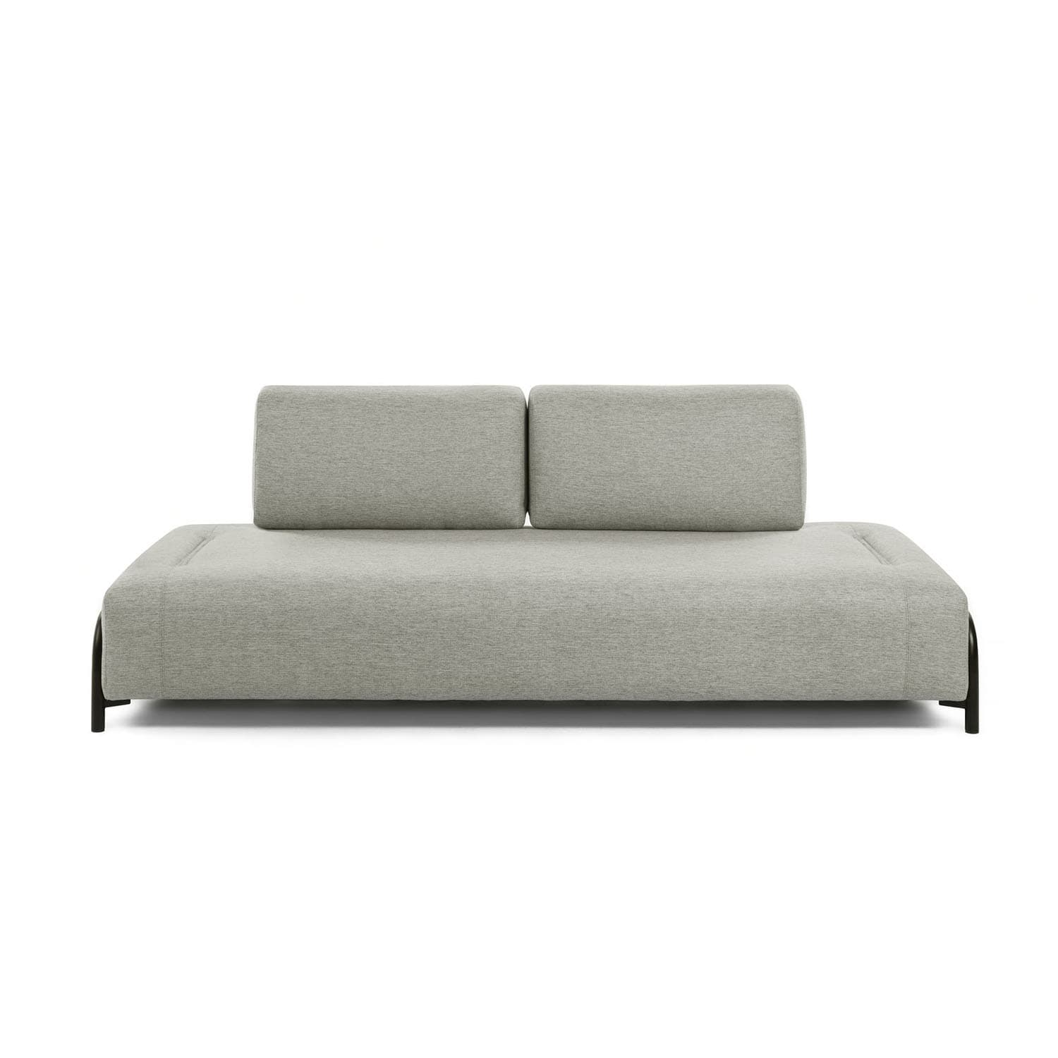 KAVE HOME Compo 3-sits Soffa - Beige Tyg och Metall