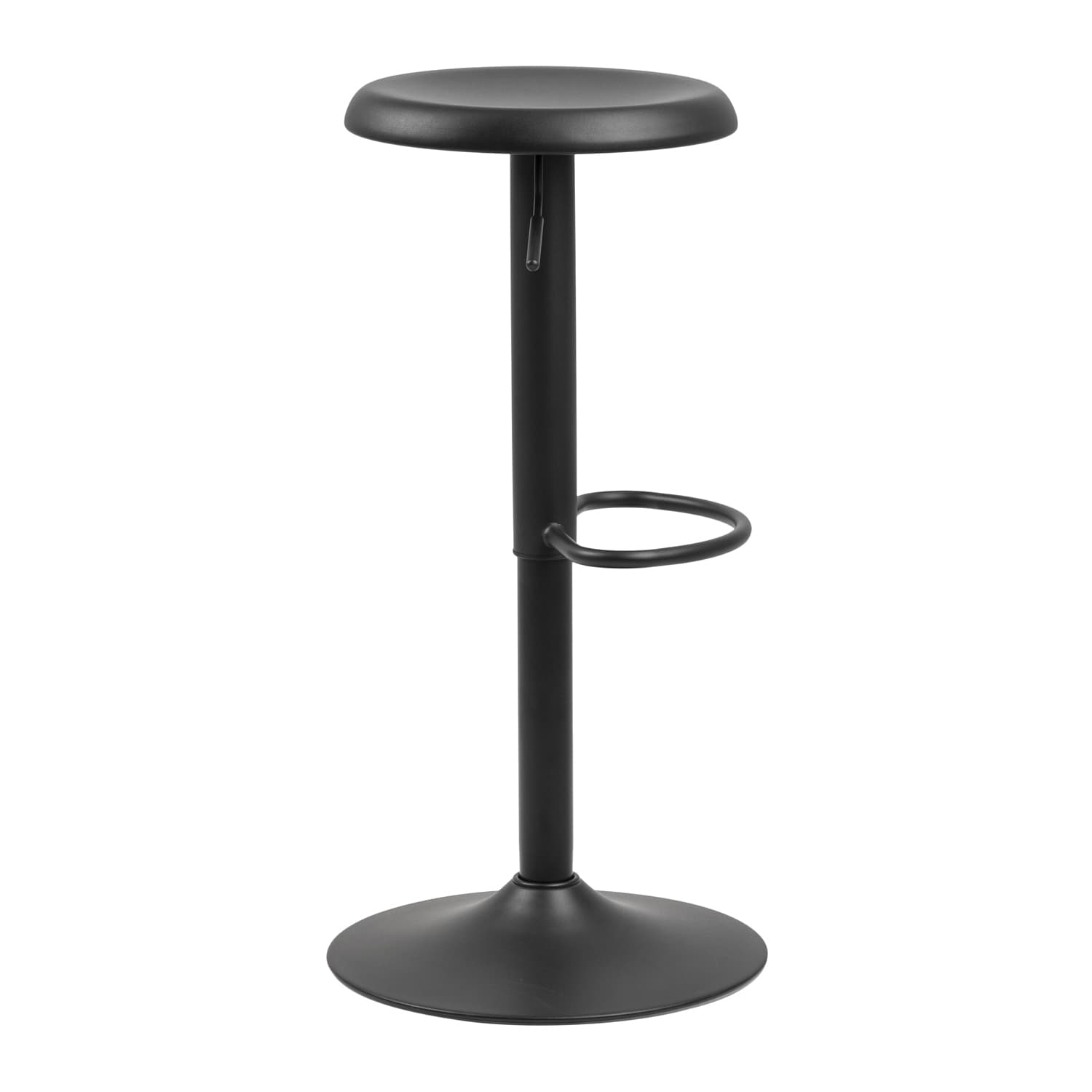 ACT NORDIC Finch barstol - svart metall, med trumpetfot