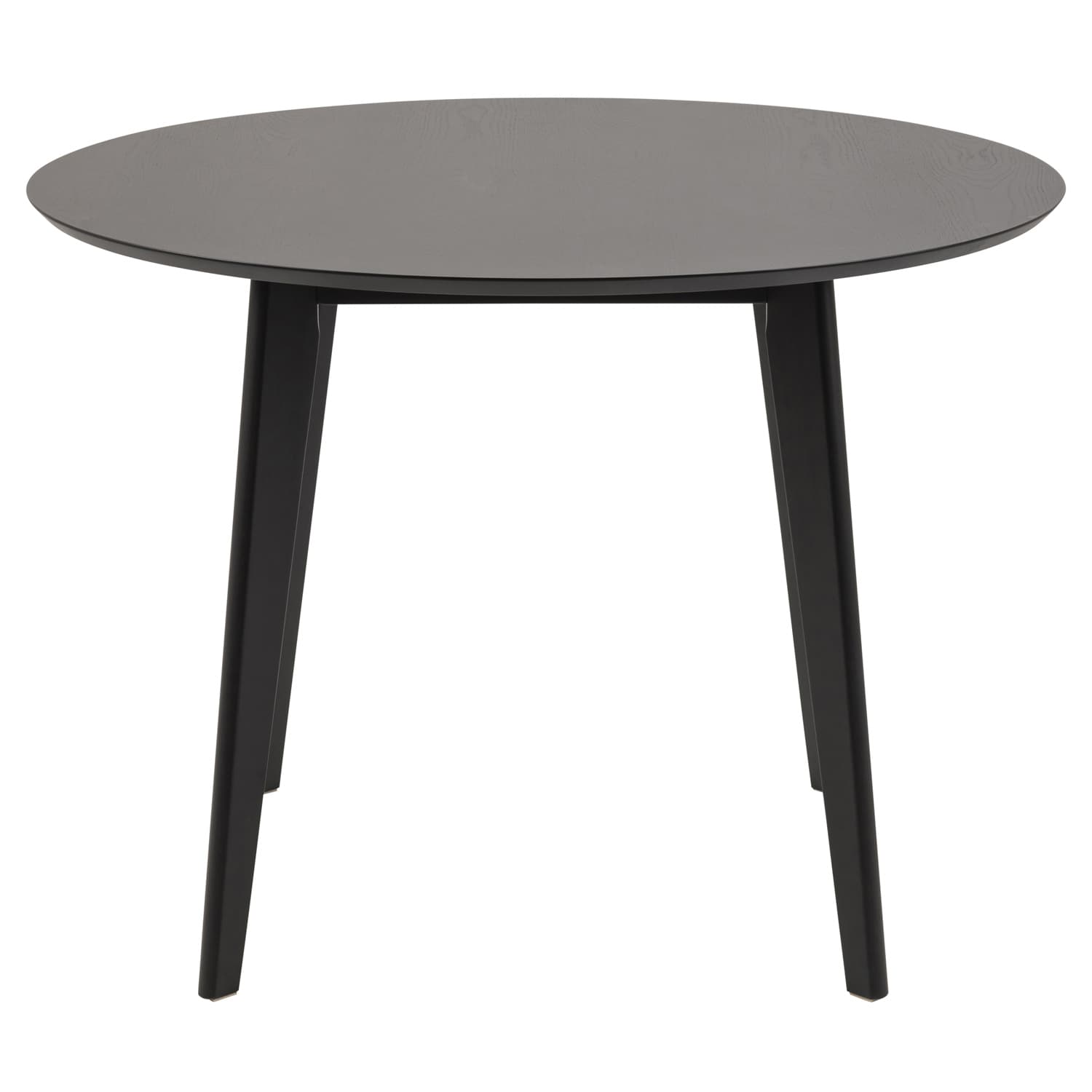 ACT NORDIC Roxby Matbord - Svart Ekfanér / Gummiträ, Runt (Ø 105 cm)