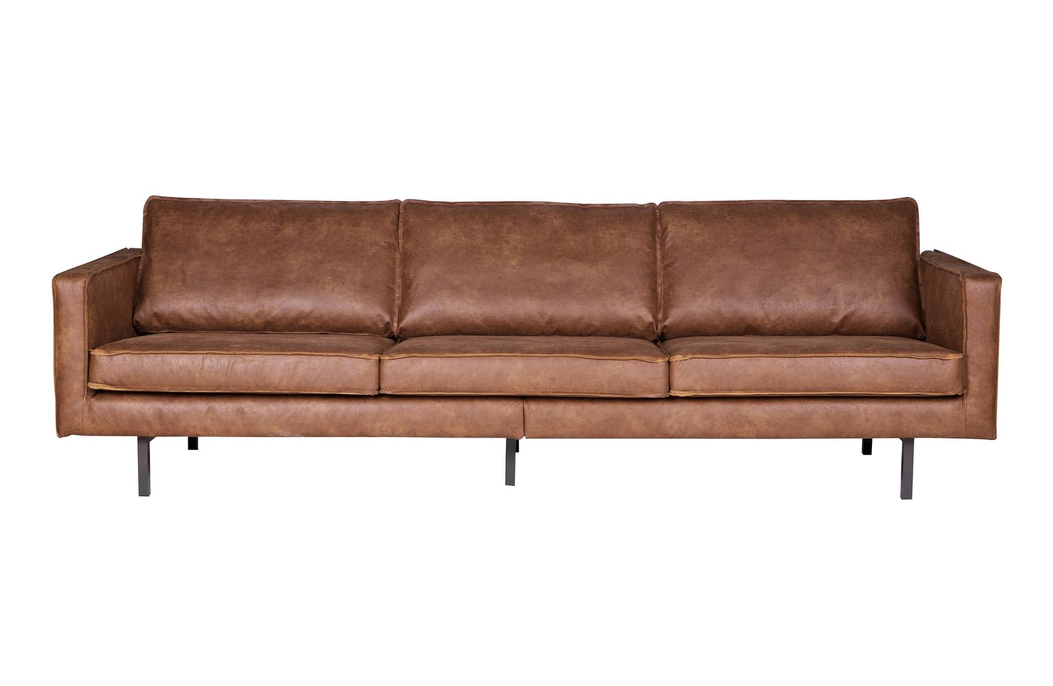 WOOOD Rodeo 3-sits soffa - konjaktyg