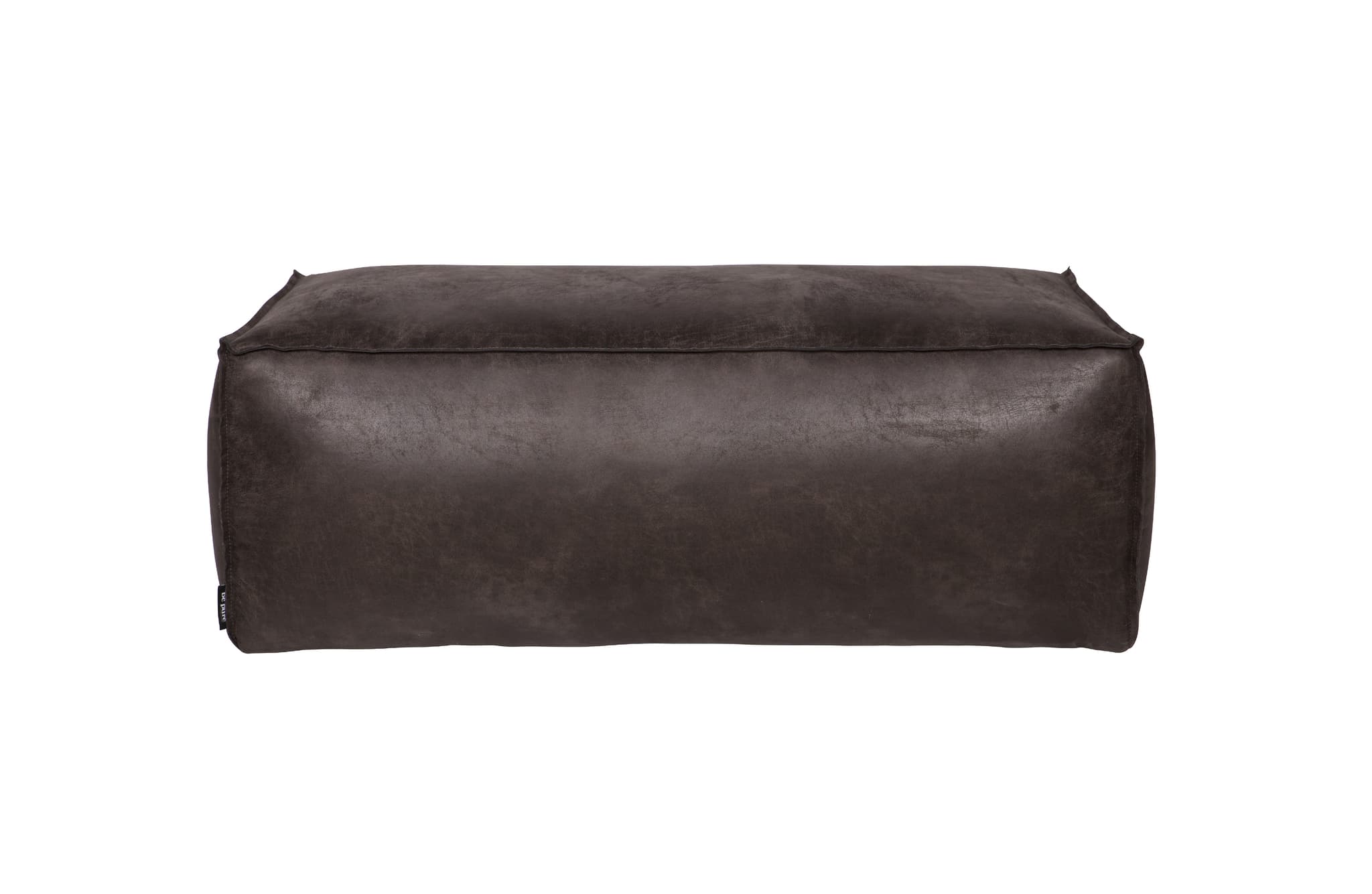 WOOOD Rodeo-puff - svart tyg (120x60)