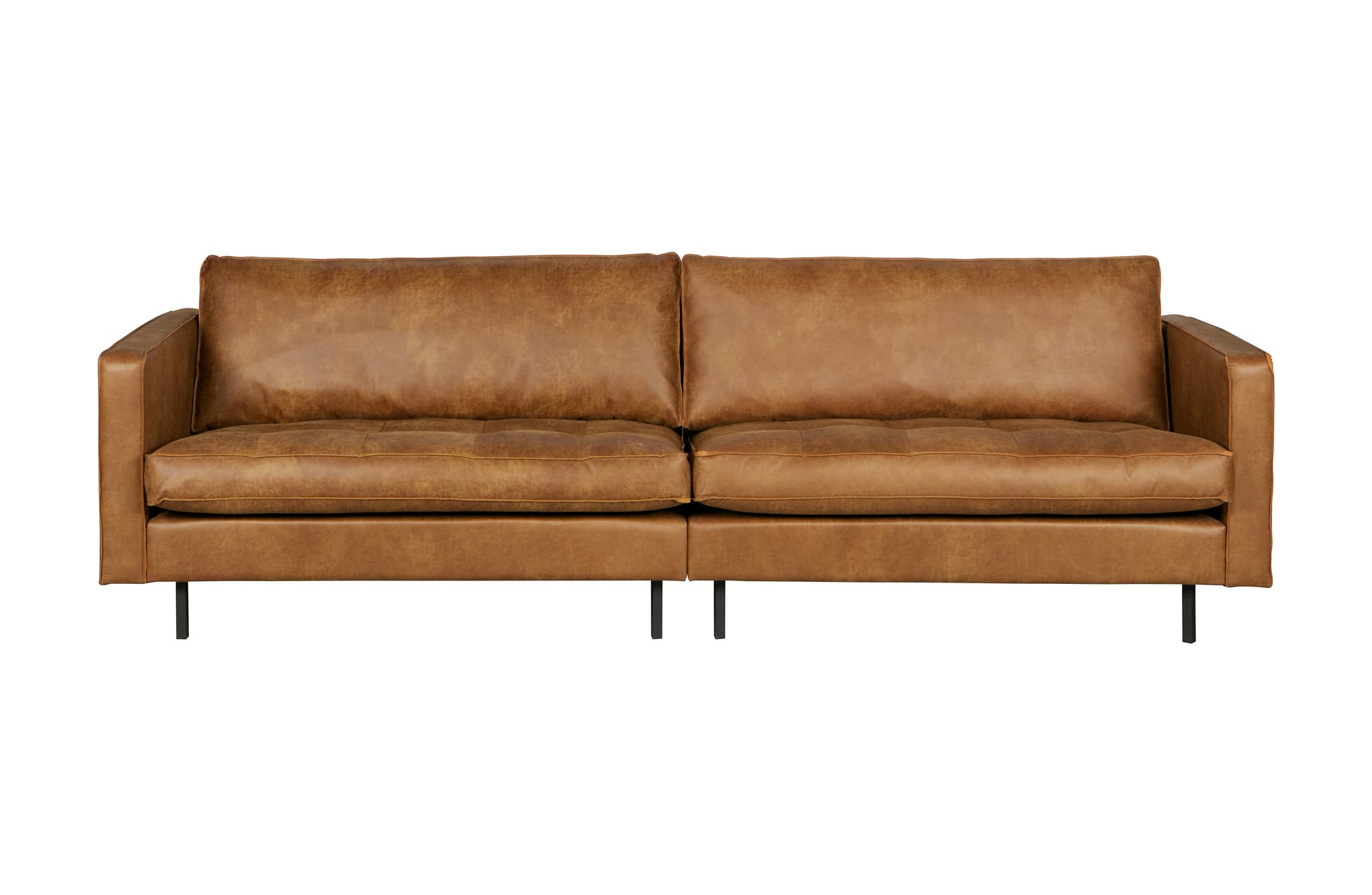 WOOOD Rodeo 3-sits soffa - konjaktyg