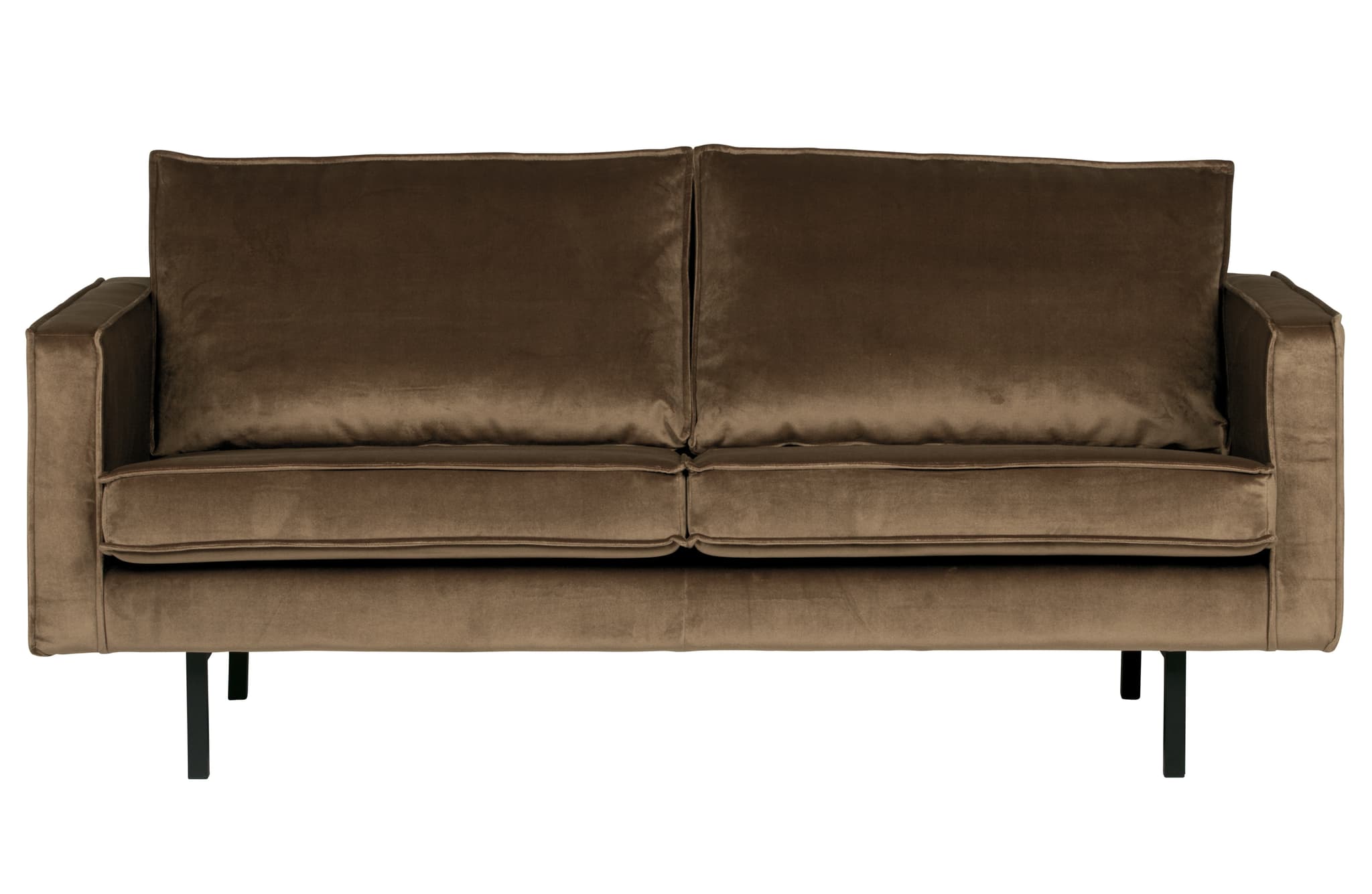 WOOOD Rodeo 2,5 sits soffa - taupe sammet