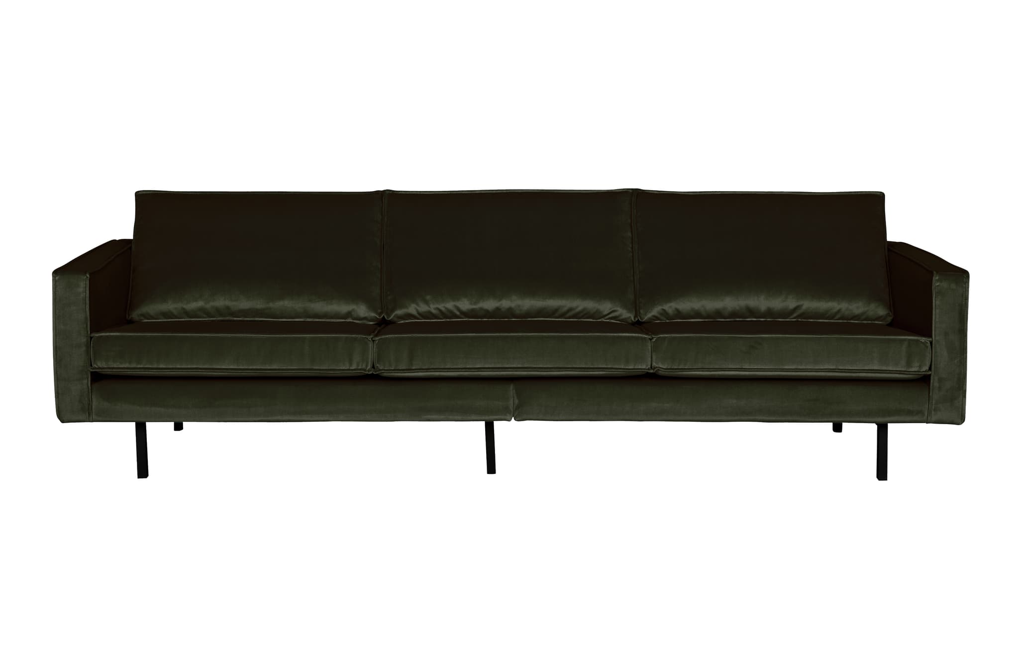 WOOOD Rodeo 3-sits soffa - hunter mörkgrön sammet