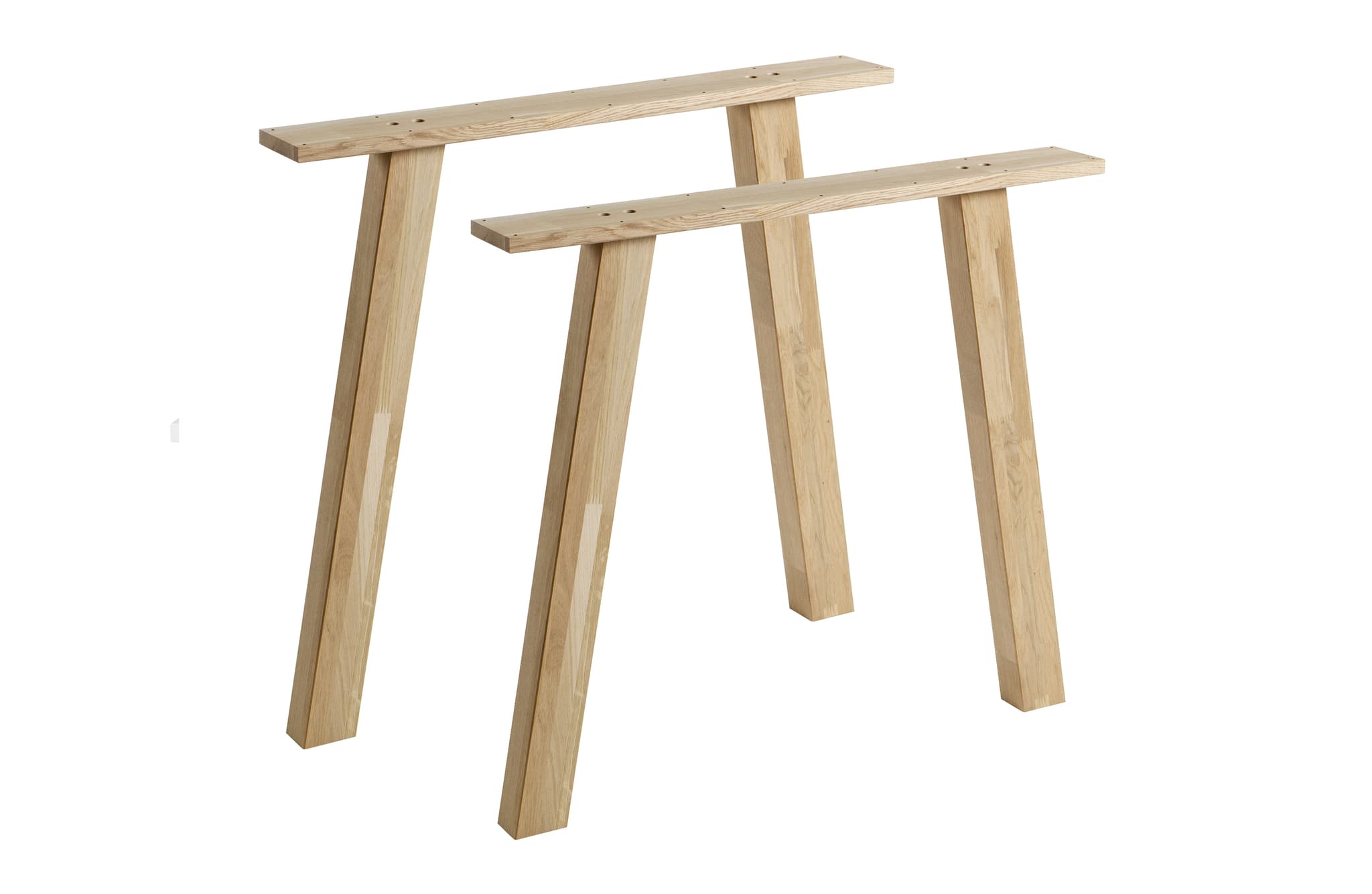 WOOOD Tablo A bordsben för matbord - naturlig ek (set med 2)