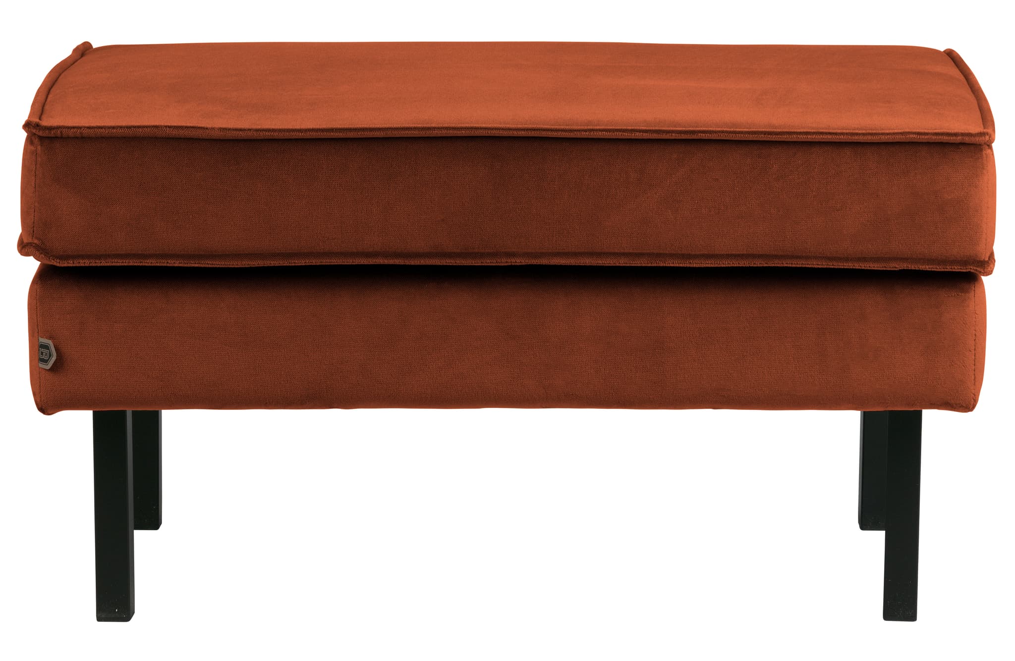 WOOOD Rodeo-puff - rost sammet (84x54)