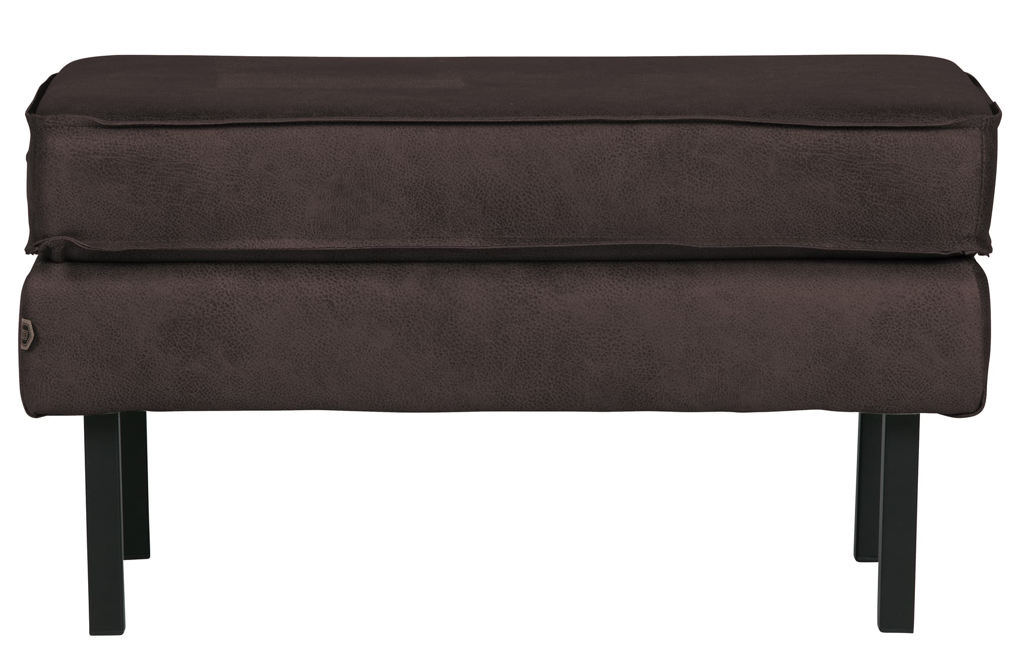 WOOOD Rodeo-puff - svart tyg (84x54)
