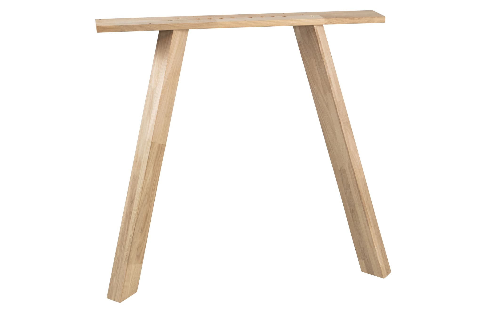 WOOOD Tablo 3-positions fyrkantigt bordsben för matbord - naturlig ek (set om 2)