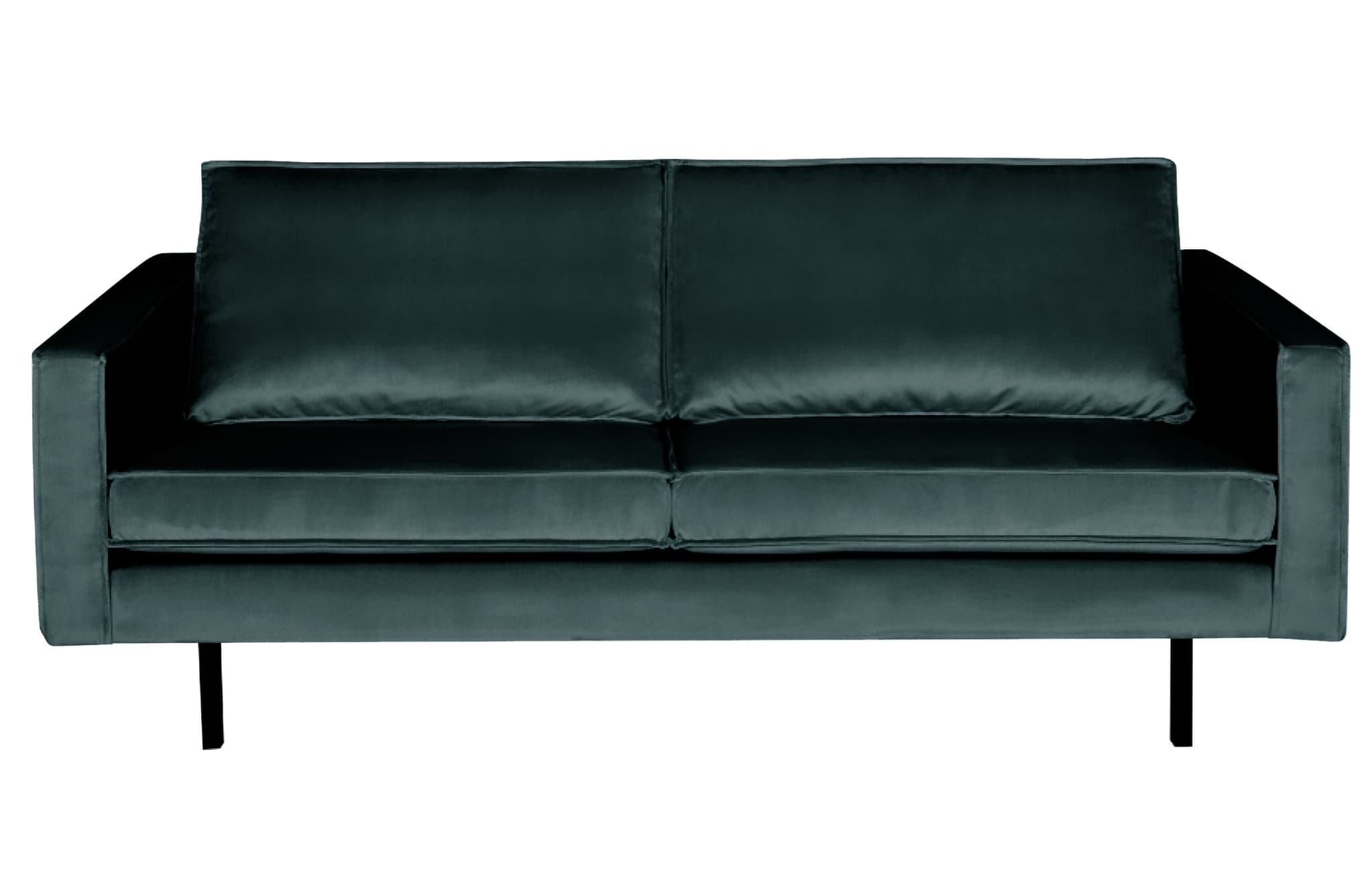 WOOOD Rodeo 2,5 sits soffa - blågrön sammet