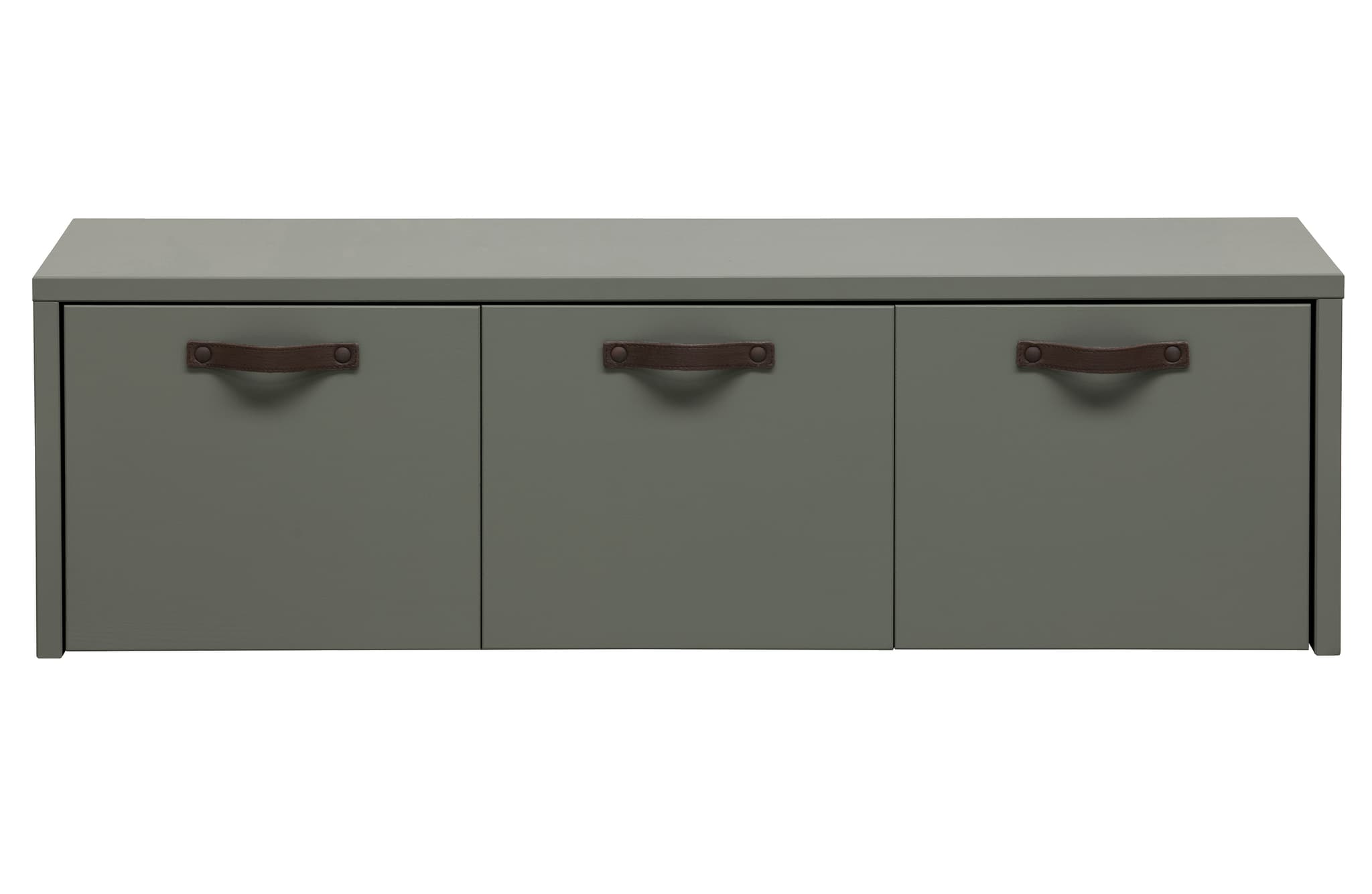VTWONEN Stage Bunk barnbänk, exkl. kudde, m. 3 lådor - grön täljstensfuru (120x50)